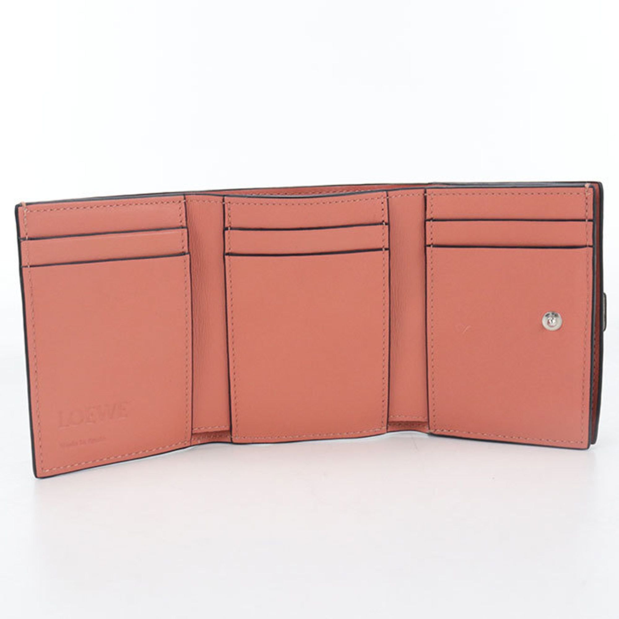 Loewe LOEWE Tri-fold Wallet C660TR2X01 Anagram Women's Beige Size ONE SIZE - 3 Thumbnail