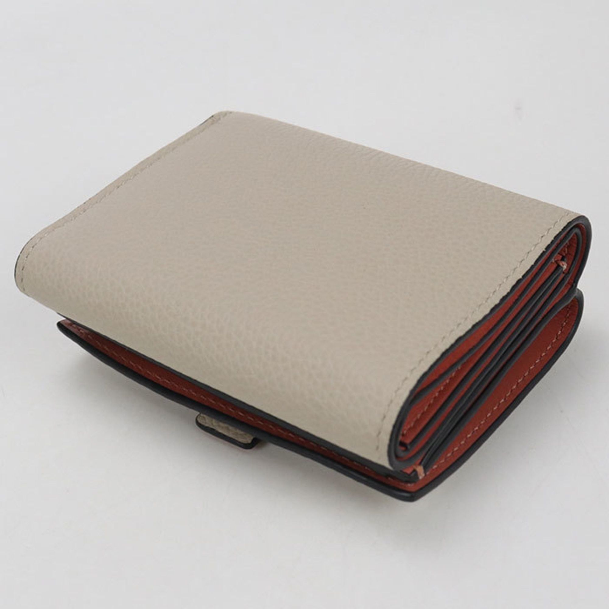 Loewe LOEWE Tri-fold Wallet C660TR2X01 Anagram Women's Beige Size ONE SIZE - 2 Thumbnail