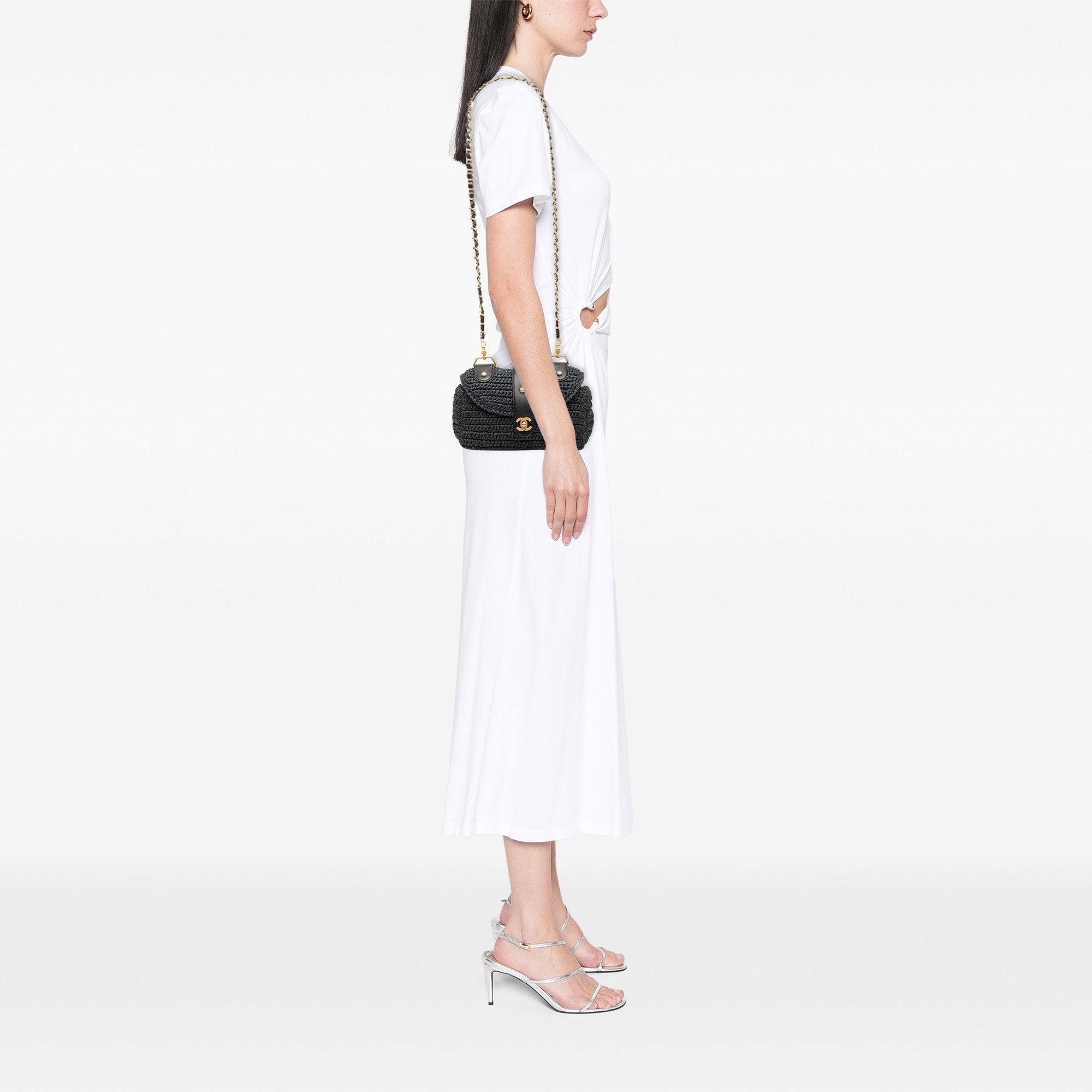Chanel CC Raffia Crossbody Size ONE SIZE - 7 Thumbnail