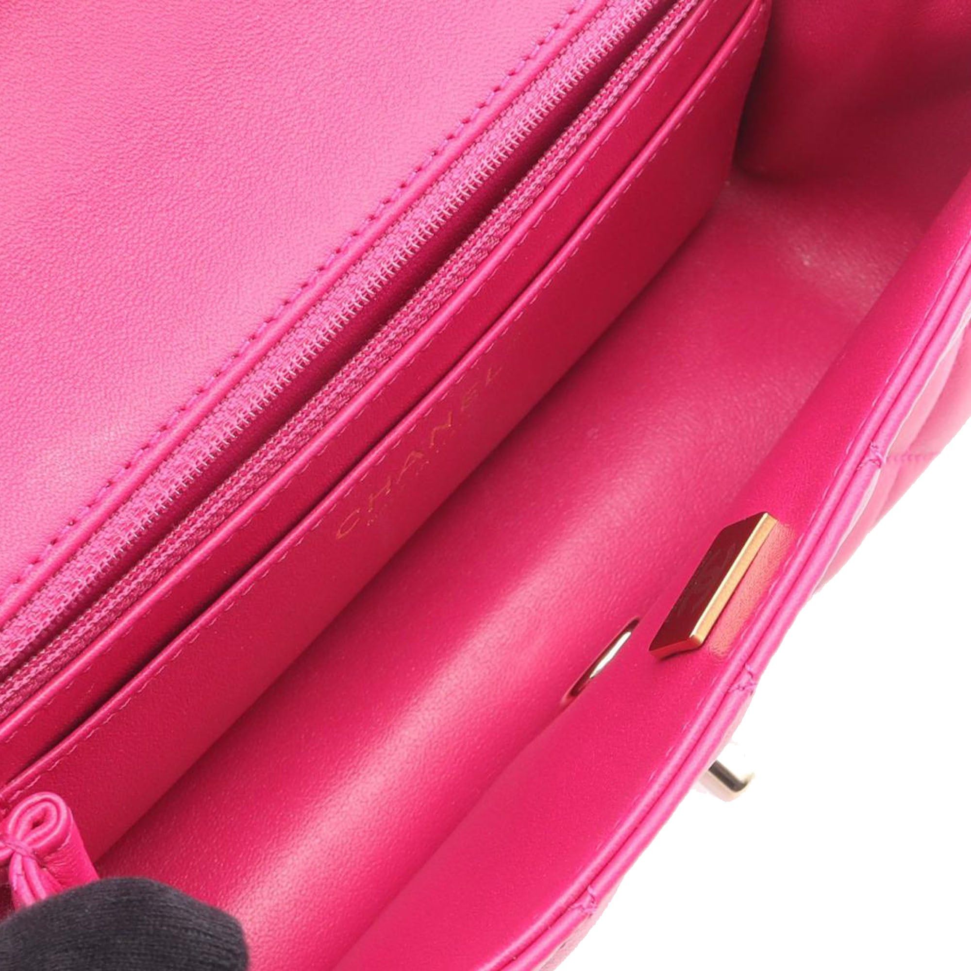 Chanel Mini Quilted Lambskin Rectangle Flap Size ONE SIZE - 3 Thumbnail