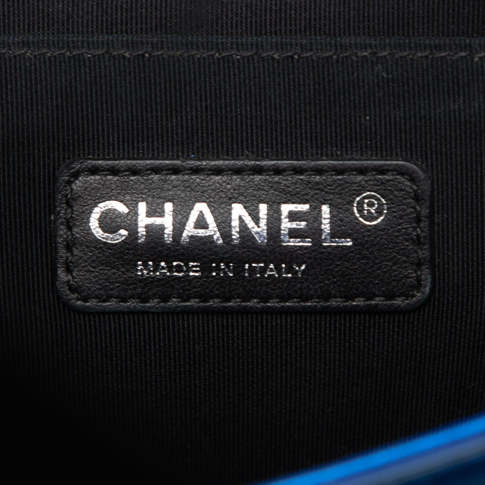 Chanel Old Medium Quilted Metallic Patent Boy Flap Size ONE SIZE - 5 Thumbnail