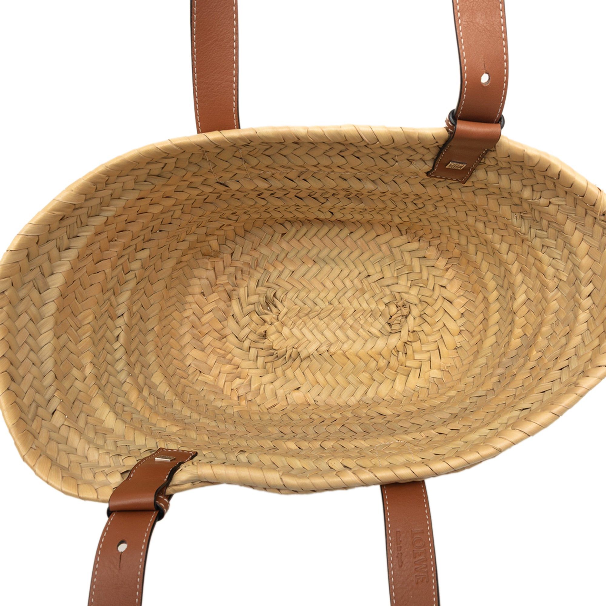 Loewe Small Raffia Anagram Basket Tote Size ONE SIZE - 4 Thumbnail