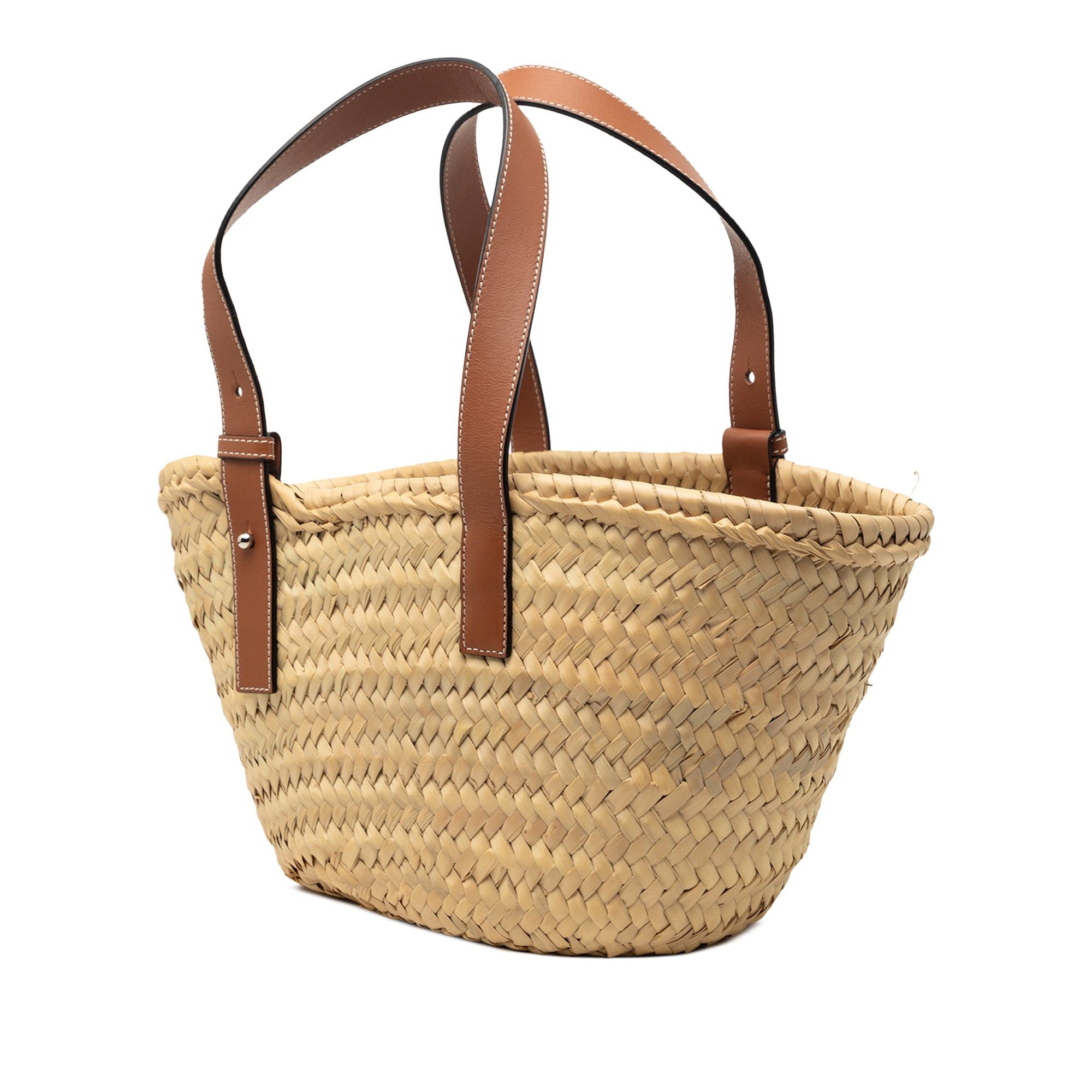 Loewe Small Raffia Anagram Basket Tote Size ONE SIZE - 2 Thumbnail