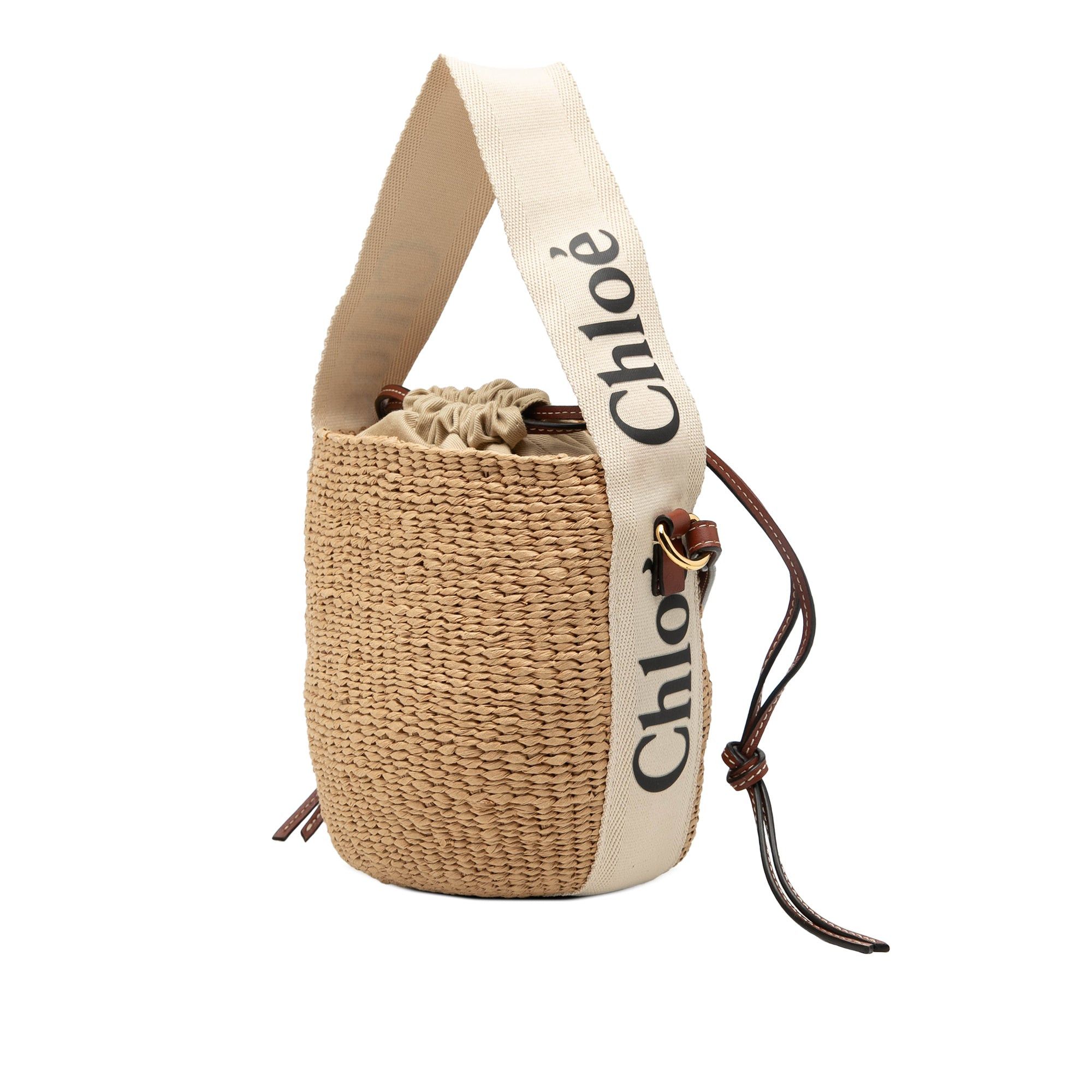 Chloe Small Raffia Woody Basket Bag Size ONE SIZE - 2 Thumbnail