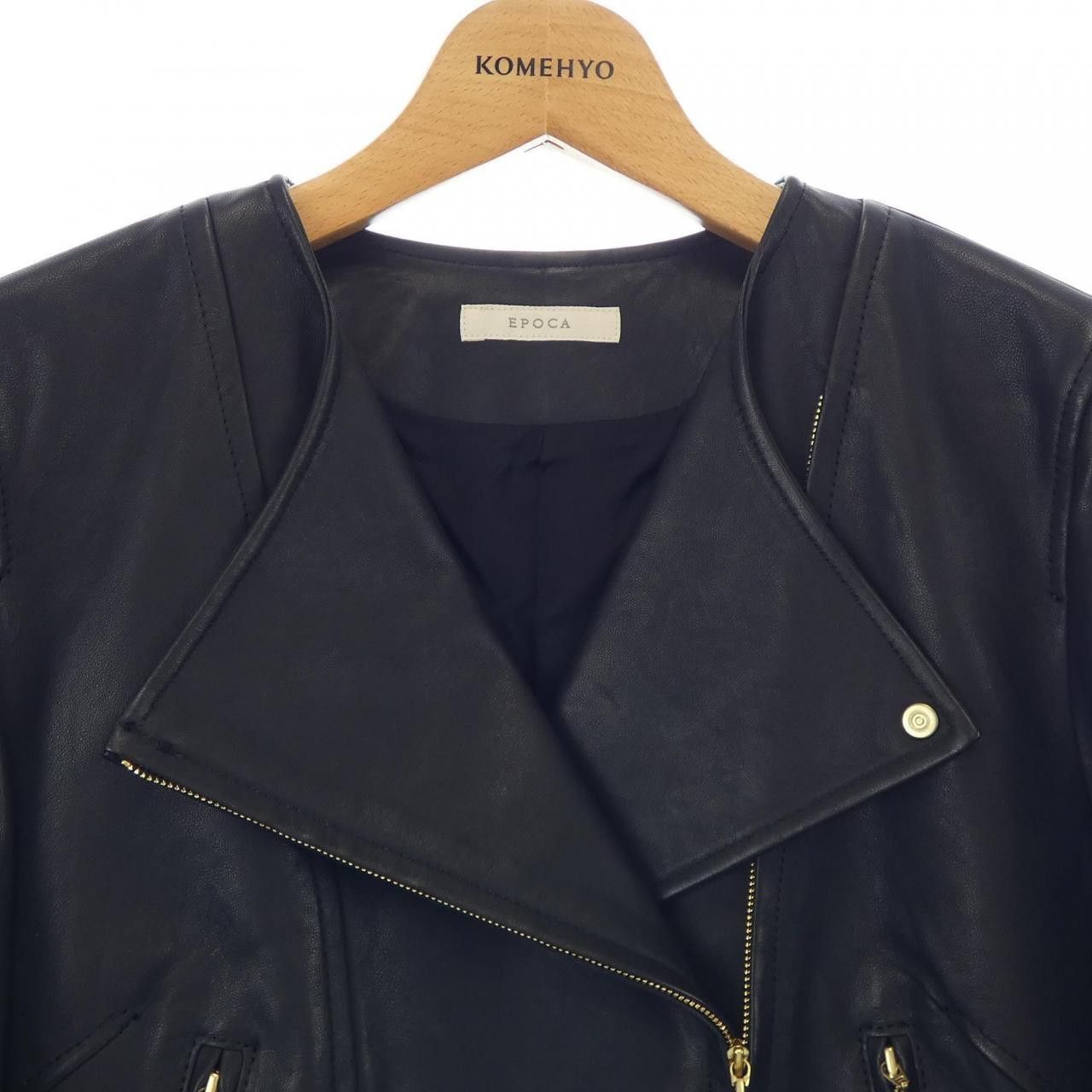 Other Other EPOCA Leather Riders Jacket Leather Outerwear DUTY FREE for USA Size ONE SIZE - 5 Thumbnail