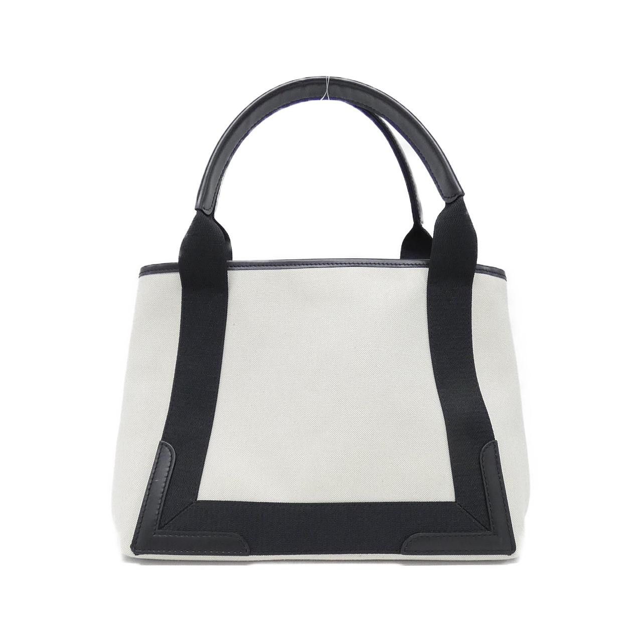 Balenciaga Balenciaga Balenciaga Navy Cabas Canvas Calf Bag Textile Tote Bag 3399332HH3N DUTY FREE for USA Size ONE SIZE - 2 Thumbnail