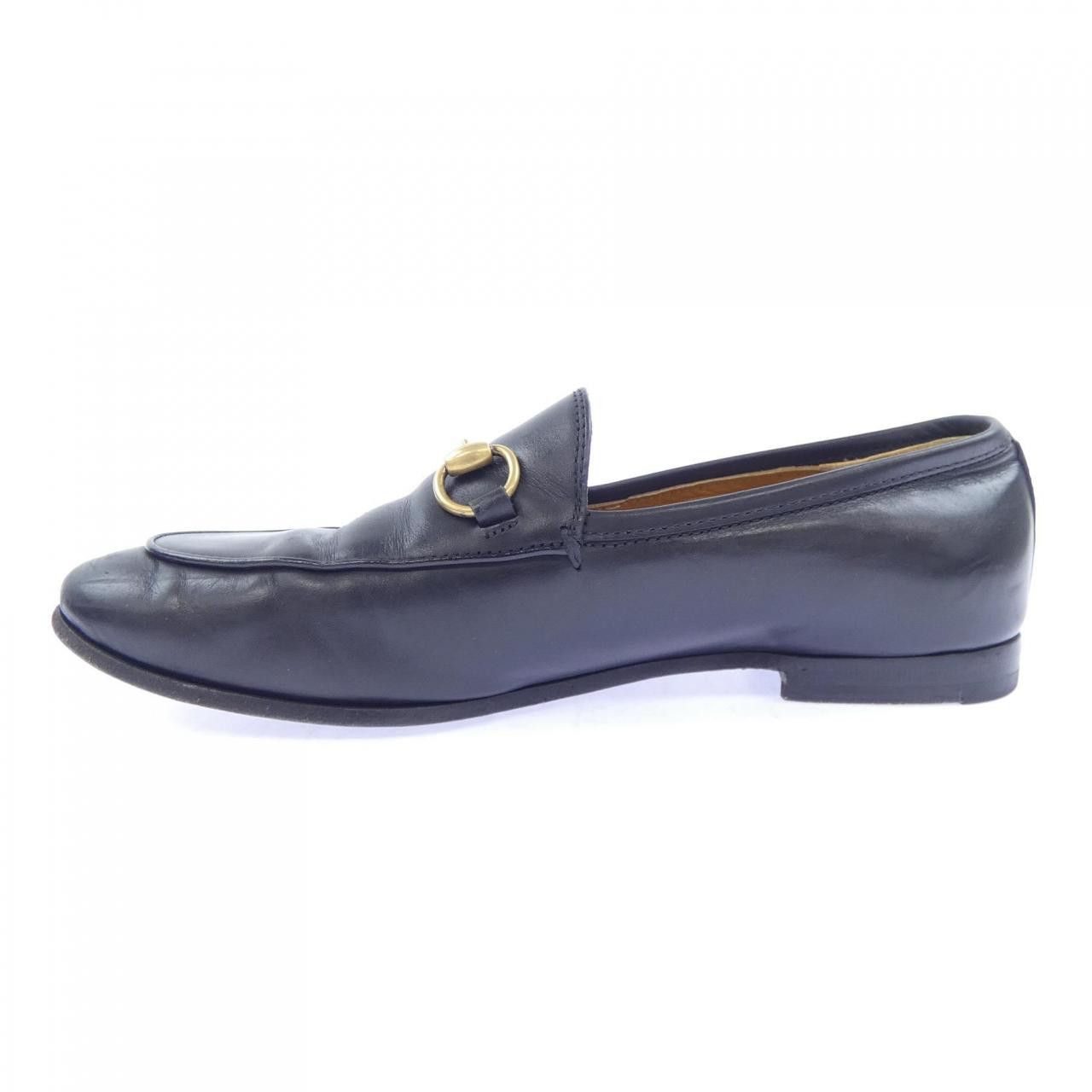 Gucci Gucci Gucci Jordaan Leather Loafers Leather Shoes 404069BLM00 DUTY FREE for USA Size ONE SIZE - 2 Thumbnail