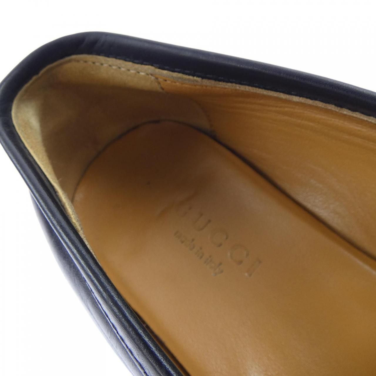 Gucci Gucci Gucci Jordaan Leather Loafers Leather Shoes 404069BLM00 DUTY FREE for USA Size ONE SIZE - 6 Thumbnail