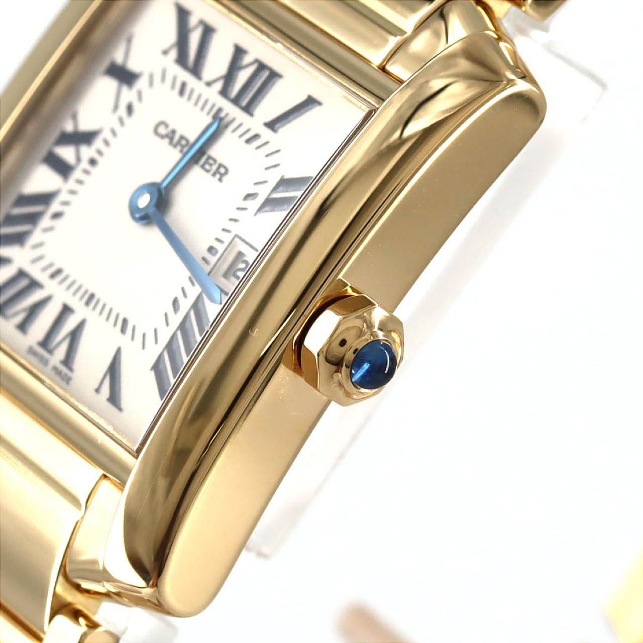 Cartier Cartier Cartier Tank Francaise Yellow Gold Quartz Precious Metal Quartz W50014N2 DUTY FREE for USA Size ONE SIZE - 4 Thumbnail