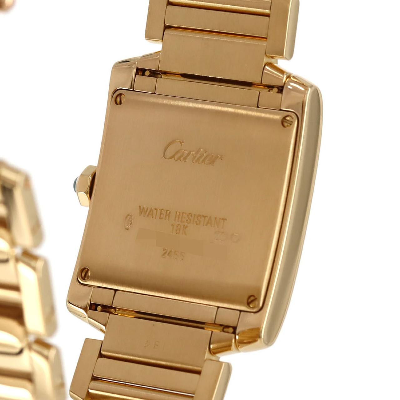 Cartier Cartier Cartier Tank Francaise Yellow Gold Quartz Precious Metal Quartz W50014N2 DUTY FREE for USA Size ONE SIZE - 7 Thumbnail