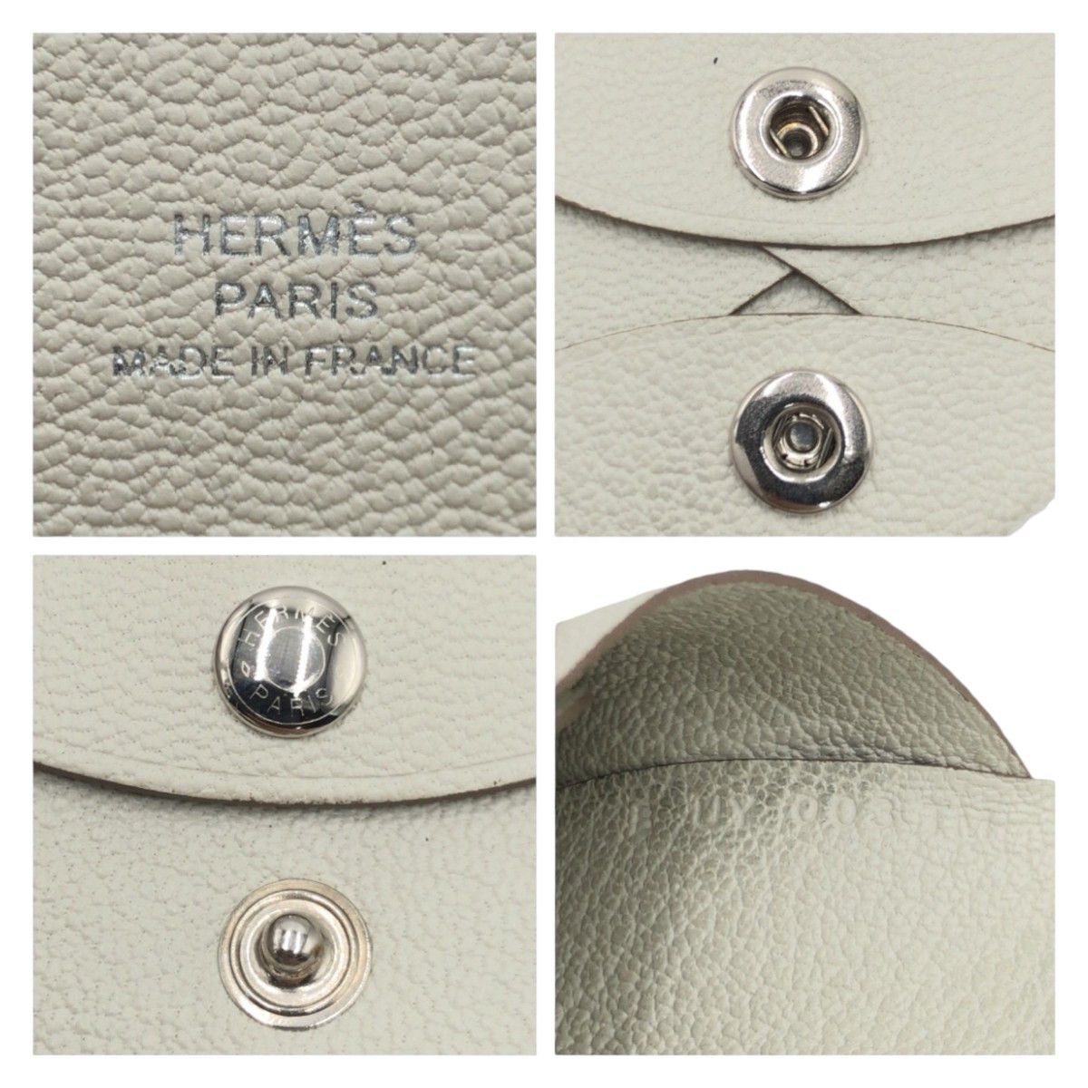 Hermes Hermes Hermes Calvi Duo Leather Card Case Leather Card Case B DUTY FREE for USA Size ONE SIZE - 4 Thumbnail