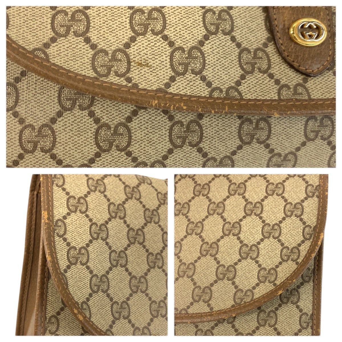 Gucci Gucci Gucci GG Supreme Canvas Clutch Bag Textile Clutch Bag 8901031 DUTY FREE for USA Size ONE SIZE - 7 Thumbnail