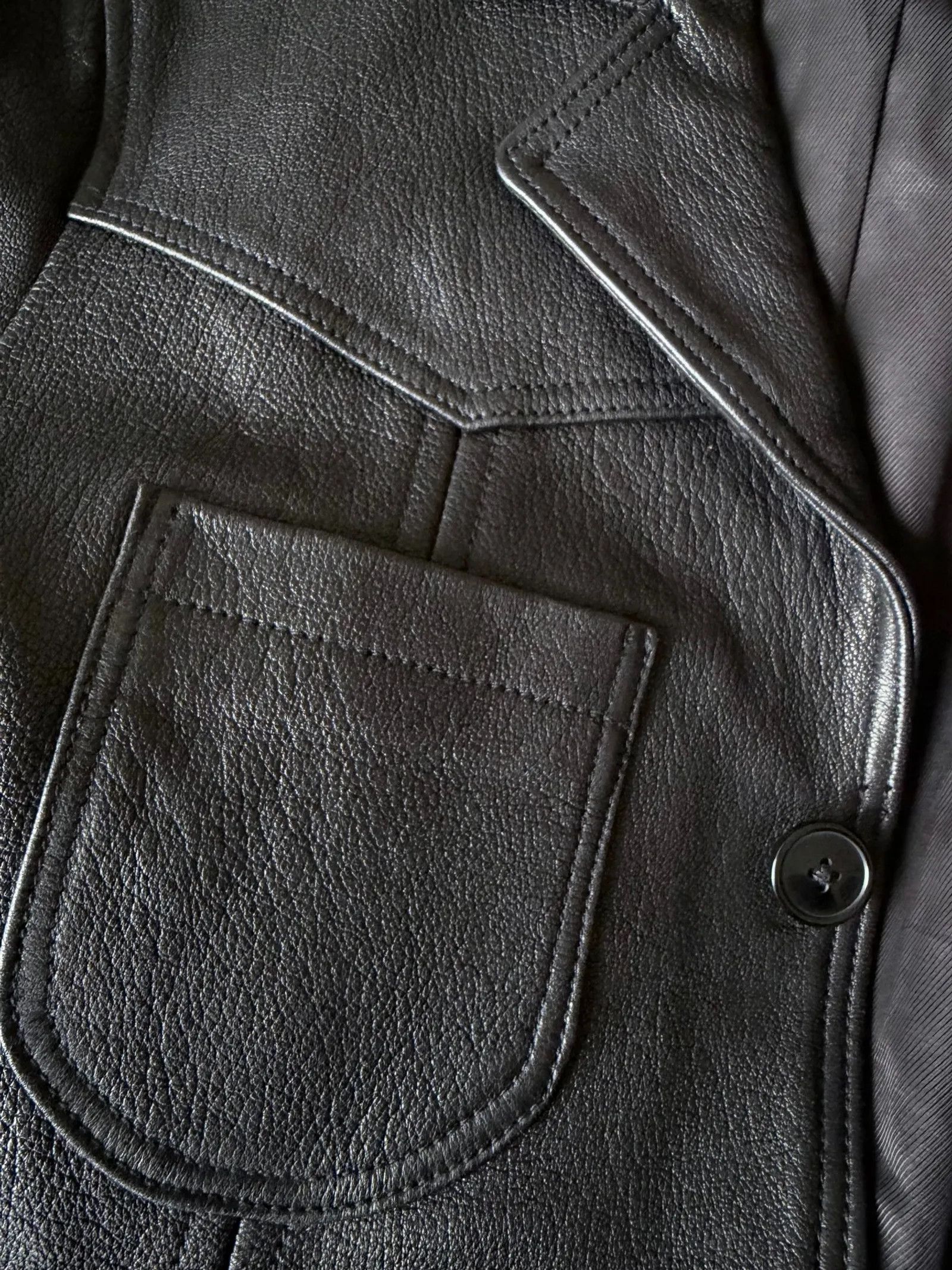 Blk Dnm Blk Dnm Leather Jacket 76 Leather Jacket Size M / US 6-8 / IT 42-44 - 5 Thumbnail