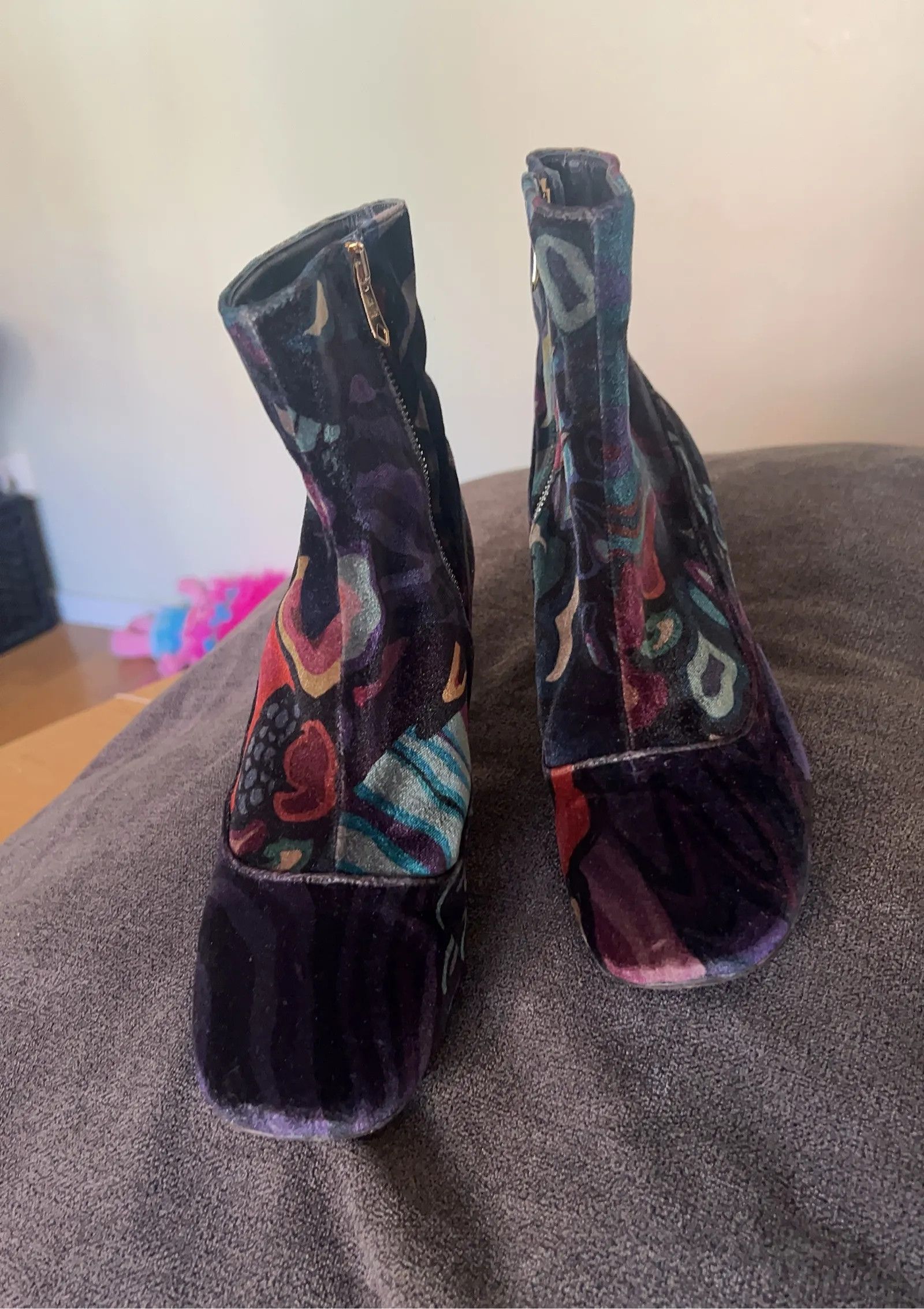 Paul Smith Paul Smith Psycedelic dreamer velvet nira boots Boots Size US 9 / IT 39 - 3 Thumbnail