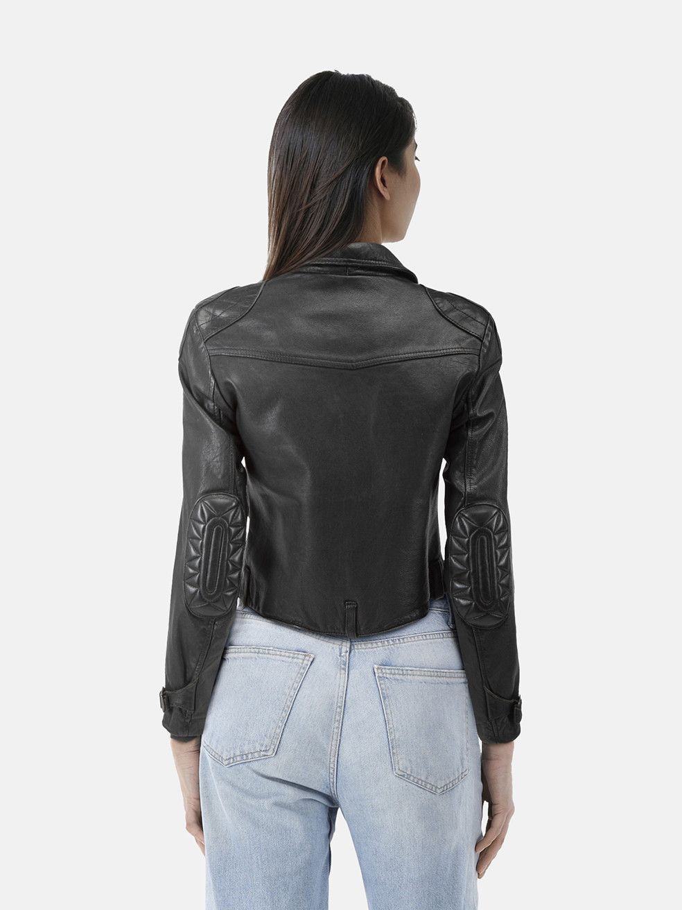 Acne Studios Black Calfskin Biker Jacket Size M / US 6-8 / IT 42-44 - 2 Thumbnail