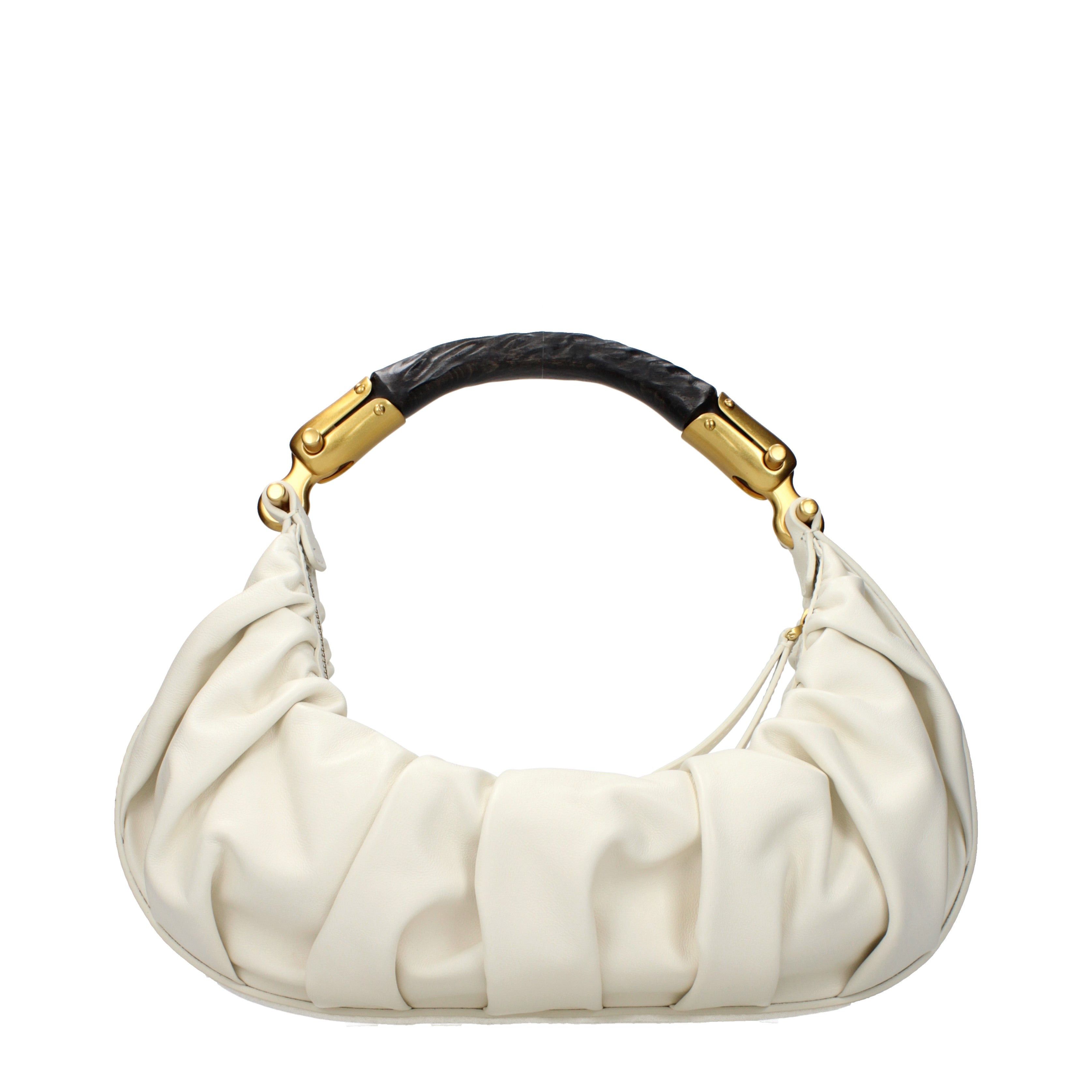 Balmain Balmain Handbags Women Leather Beige/Cream Size ONE SIZE - 3 Thumbnail