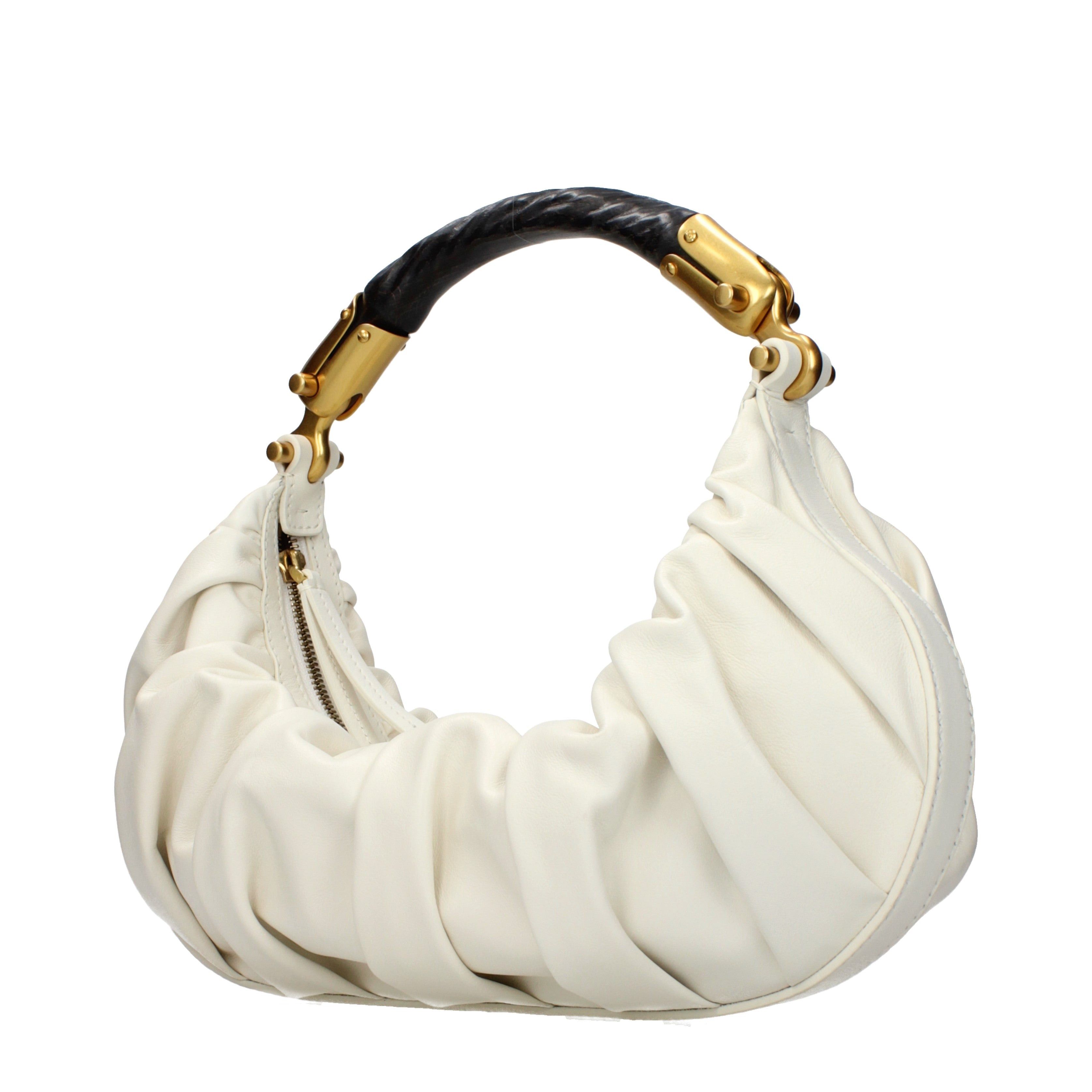 Balmain Balmain Handbags Women Leather Beige/Cream Size ONE SIZE - 2 Thumbnail