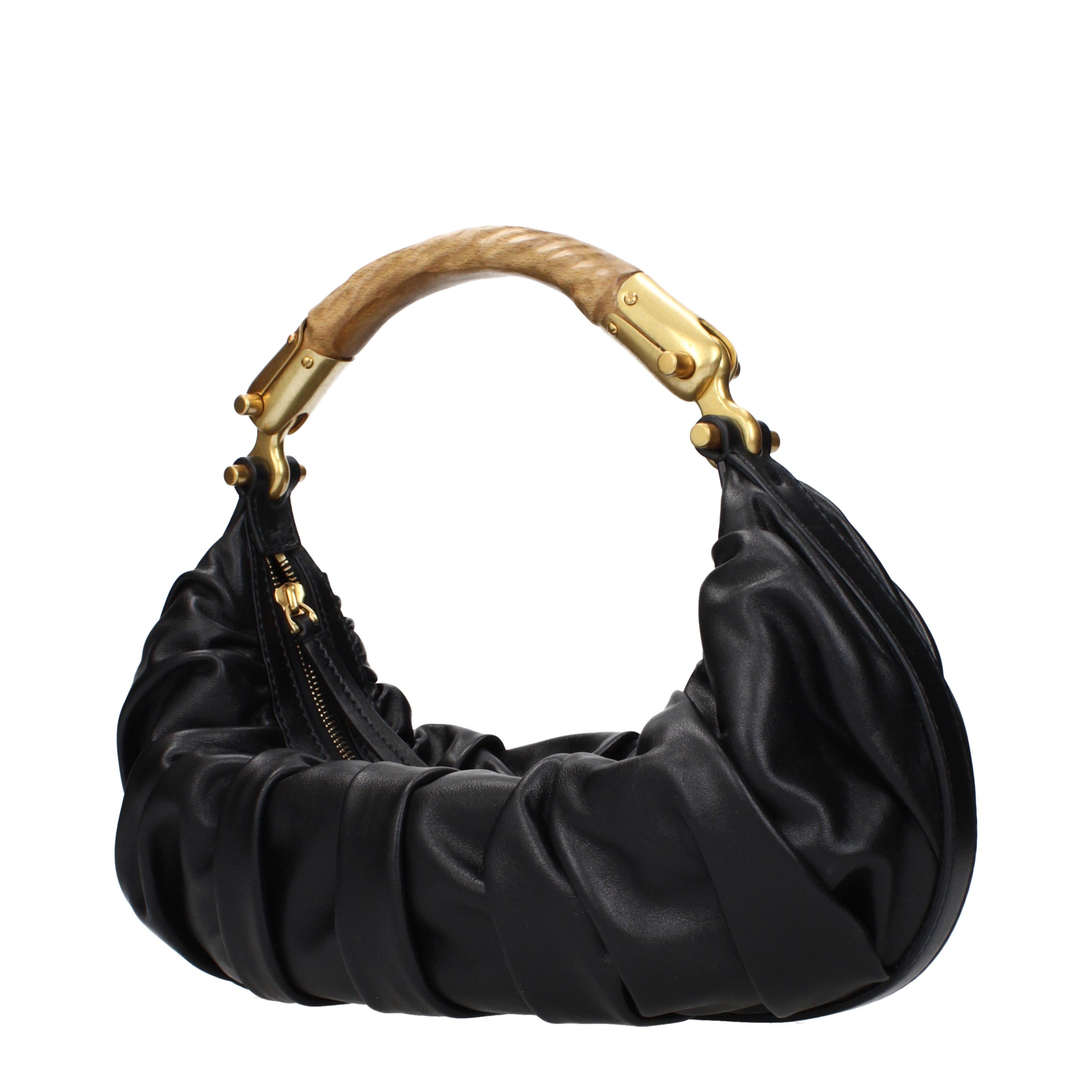 Balmain Balmain Handbags Women Leather Black Size ONE SIZE - 2 Thumbnail