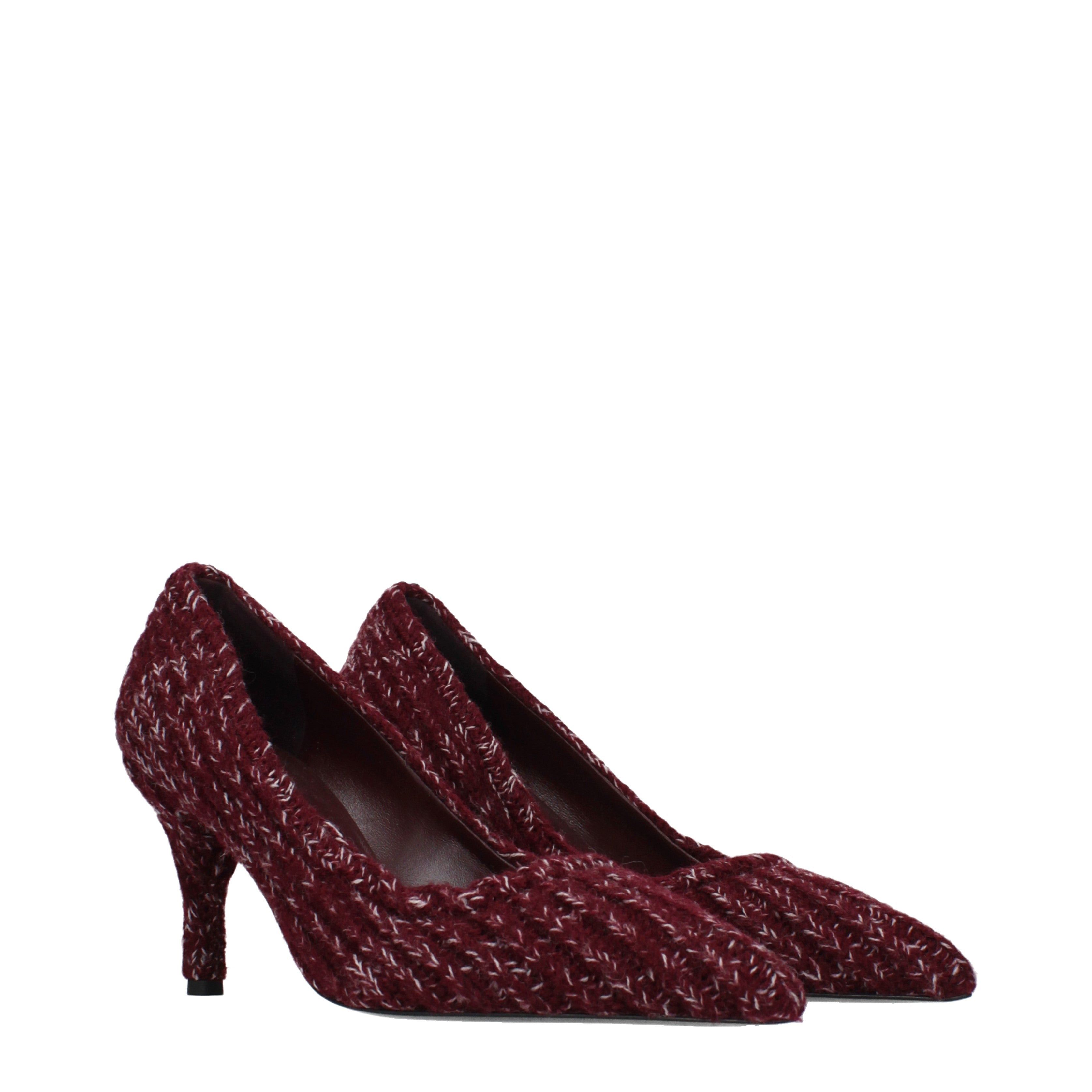 Prada Prada Pumps Women Fabric Red/Purple Size ONE SIZE - 2 Thumbnail