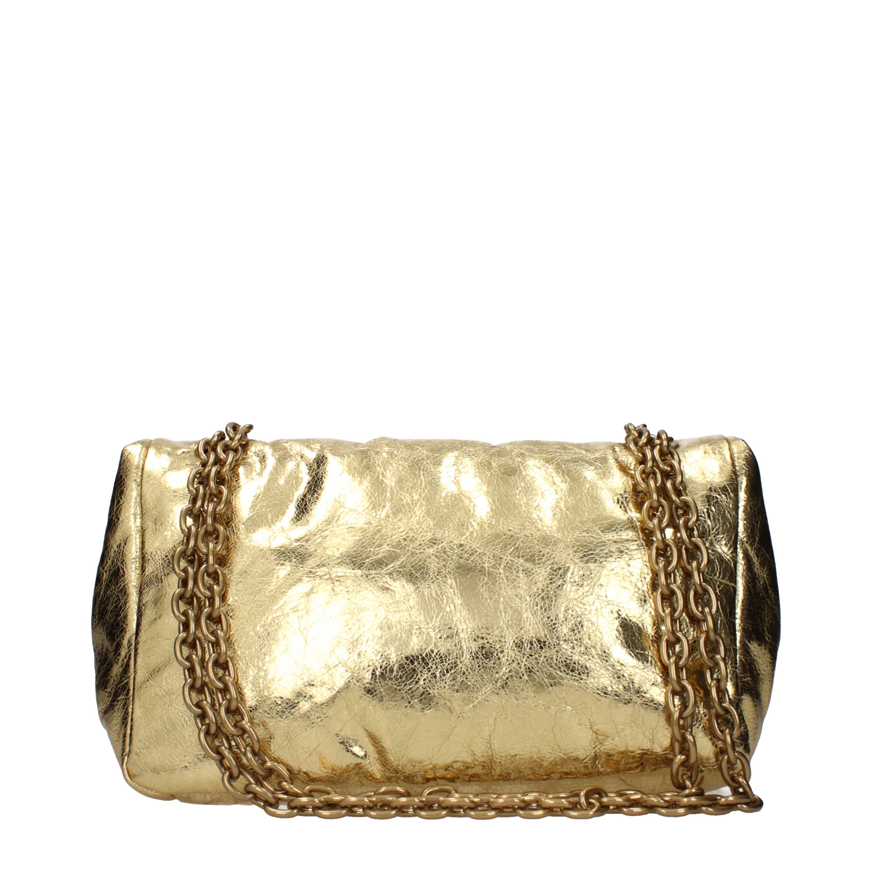 Balenciaga Balenciaga Shoulder Bags Women Leather Gold Size ONE SIZE - 3 Thumbnail