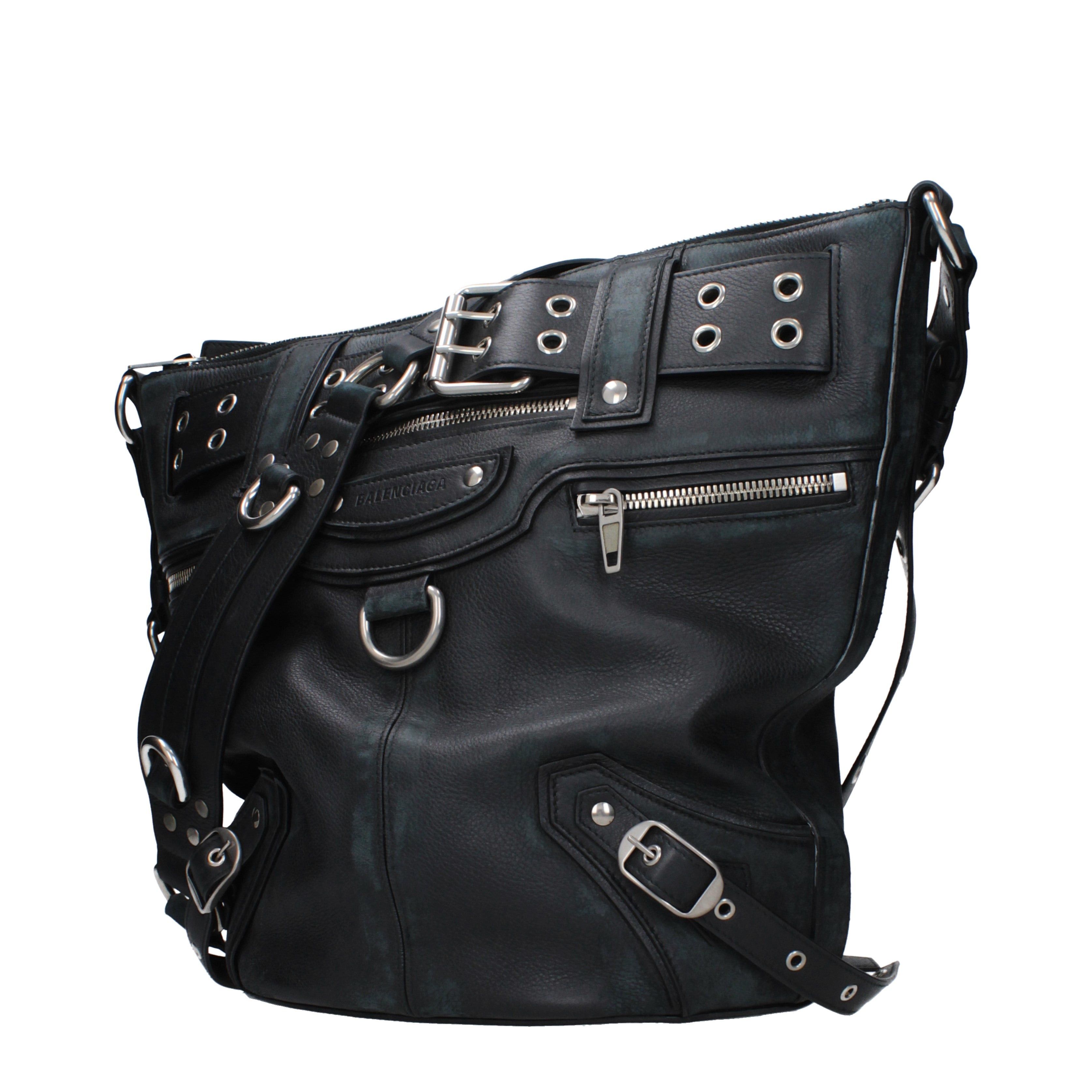 Balenciaga Balenciaga Crossbody Bags Women Leather Black Size ONE SIZE - 2 Thumbnail