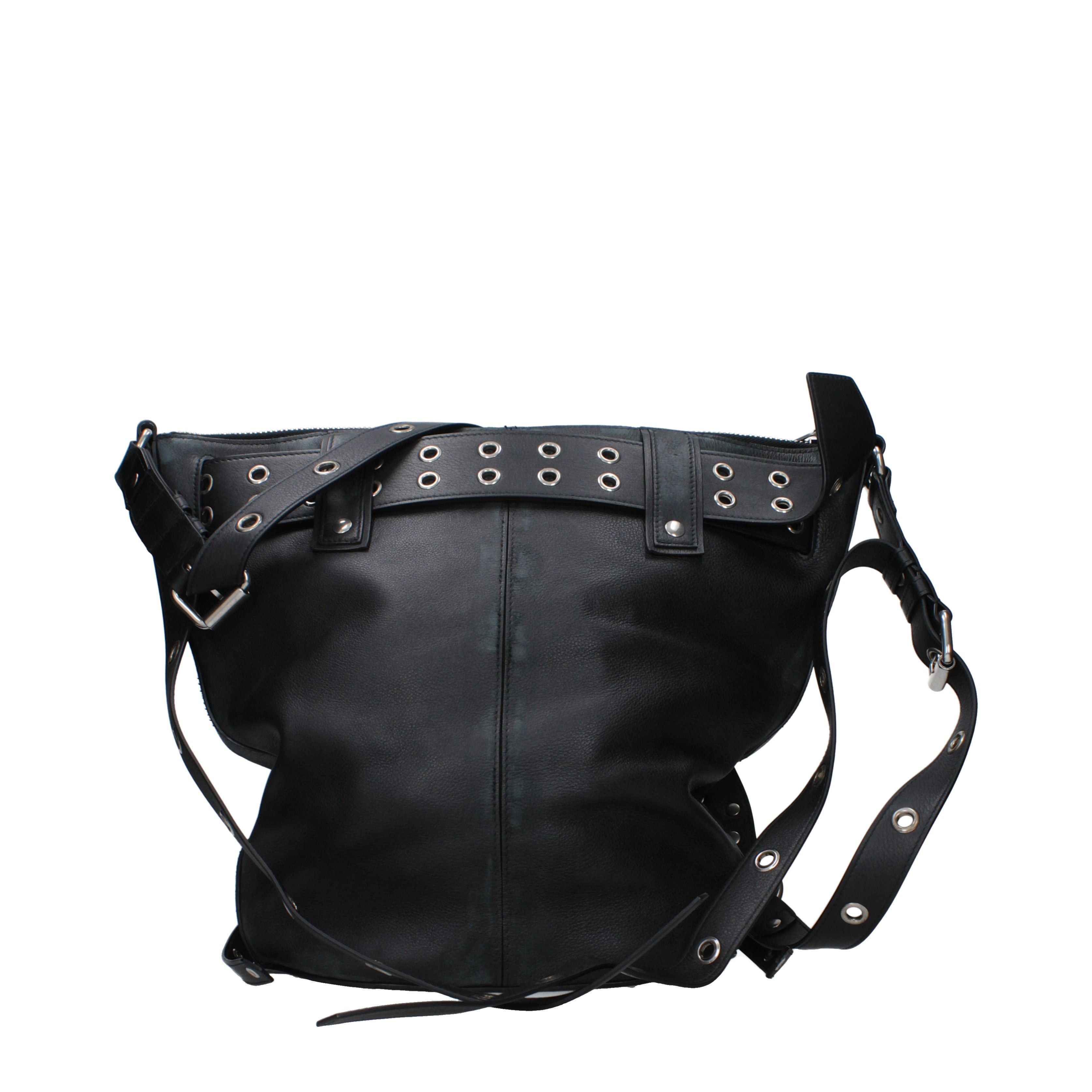 Balenciaga Balenciaga Crossbody Bags Women Leather Black Size ONE SIZE - 3 Thumbnail