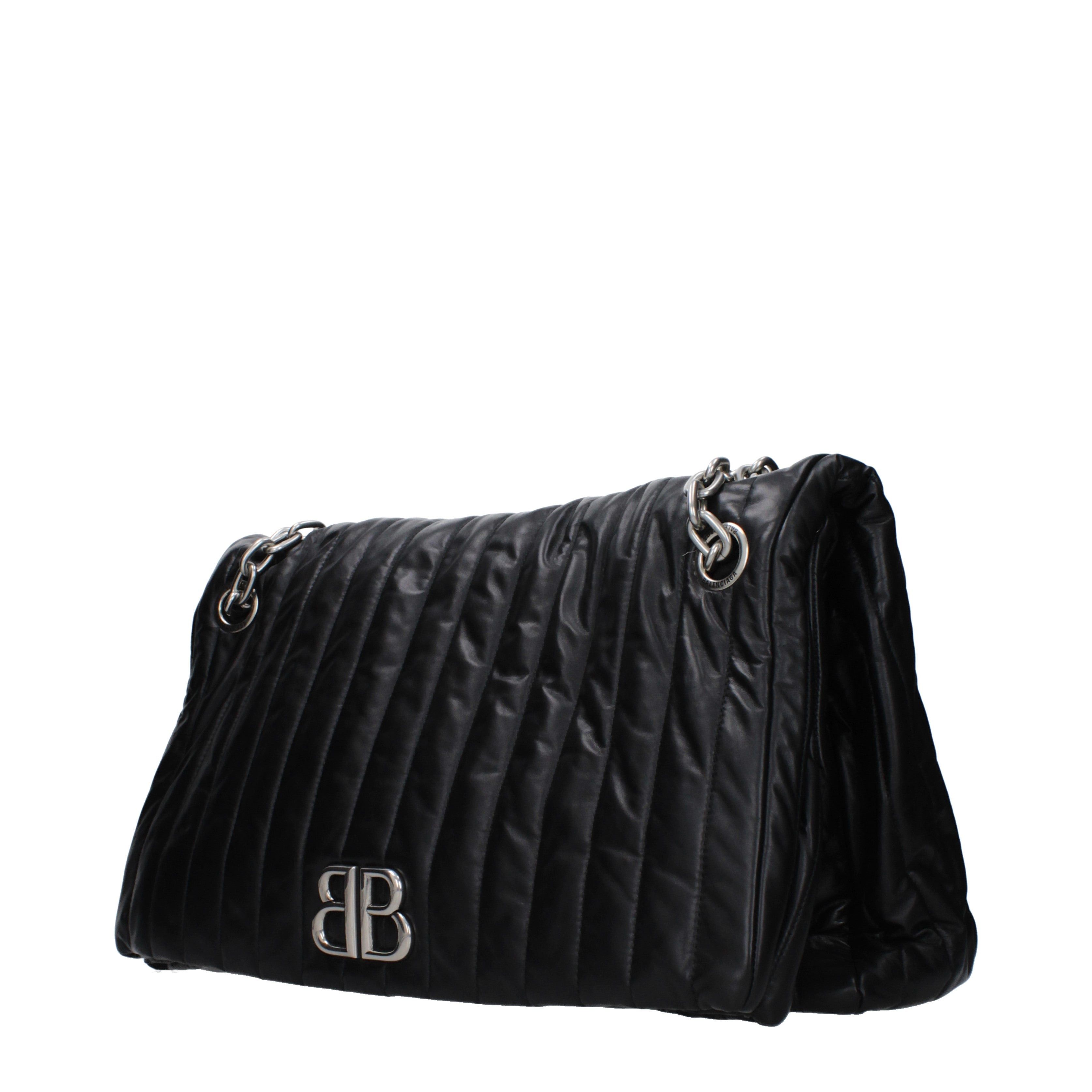 Balenciaga Balenciaga Shoulder Bags Women Leather Black Size ONE SIZE - 2 Thumbnail