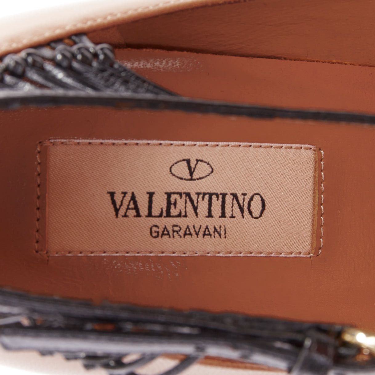 Valentino VALENTINO 2011 Runway brown feather print pony hair ankle strap pumps EU37 Size US 7 / IT 37 - 9 Thumbnail