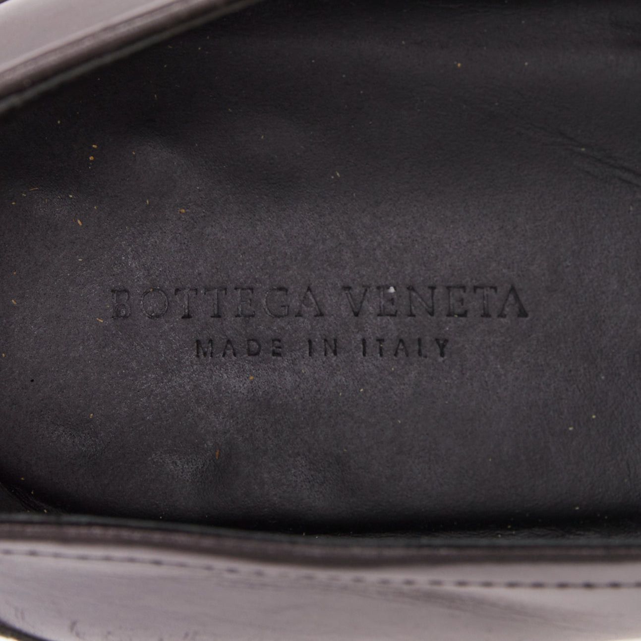 Bottega Veneta BOTTEGA VENETA Intrecciato black burgundy woven leather penny loafers EU43 Size US 10 / EU 43 - 8 Thumbnail