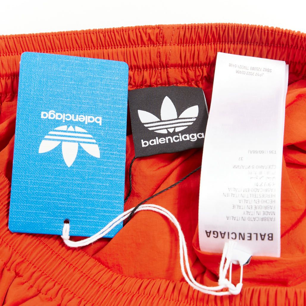 Balenciaga rare BALENCIAGA ADIDAS Demna 2022 Runway Pantashoe Jogginghose red track heels EU38 Size US 6 / IT 36 - 11 Thumbnail