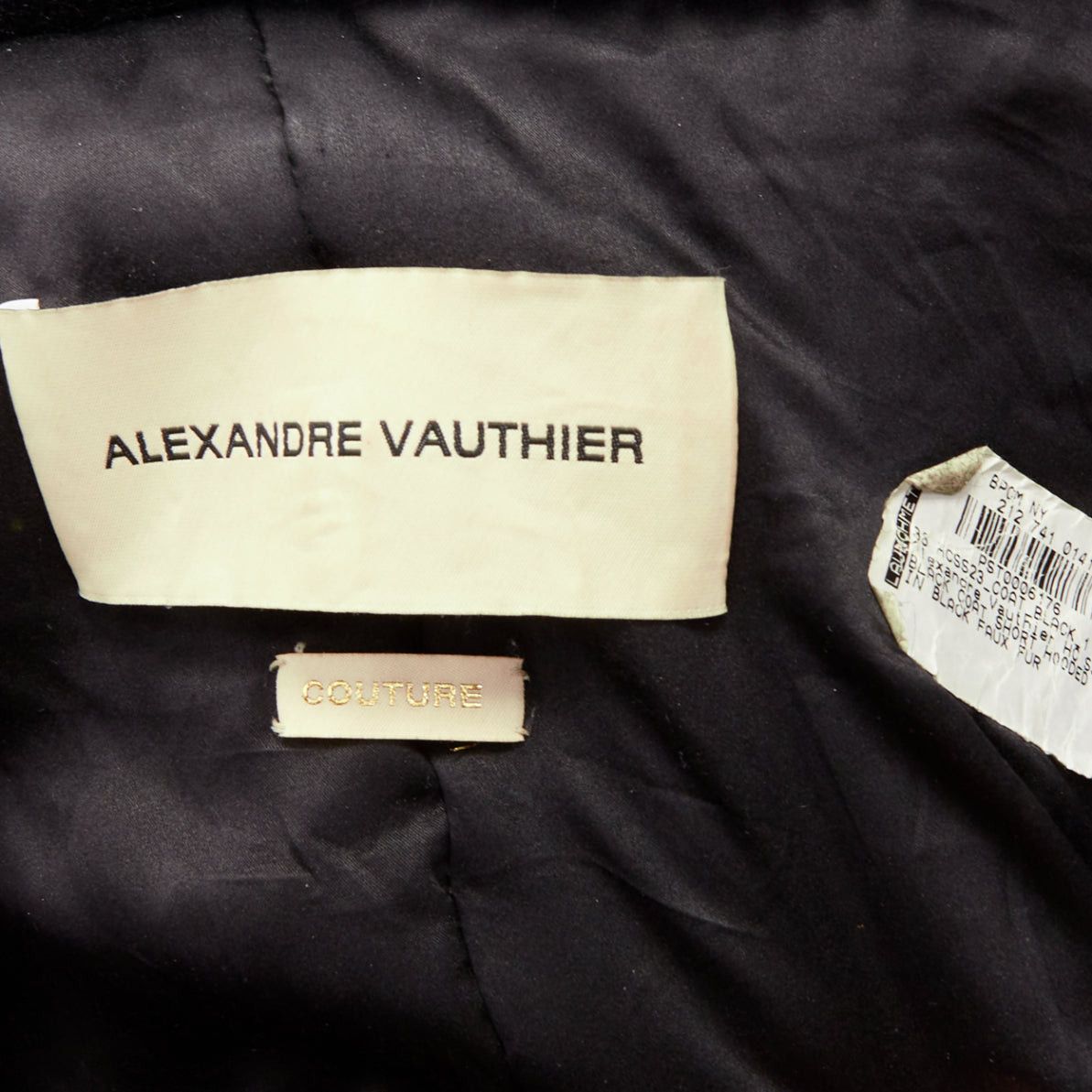 Alexandre Vauthier rare ALEXANDRE VAUTHIER COUTURE SS2023 Runway black faux fur oversized cocoon coat Size L / US 10 / IT 46 - 10 Thumbnail