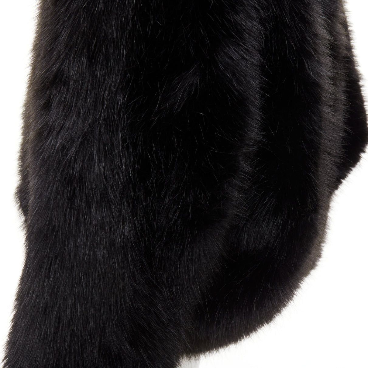 Alexandre Vauthier rare ALEXANDRE VAUTHIER COUTURE SS2023 Runway black faux fur oversized cocoon coat Size L / US 10 / IT 46 - 8 Thumbnail
