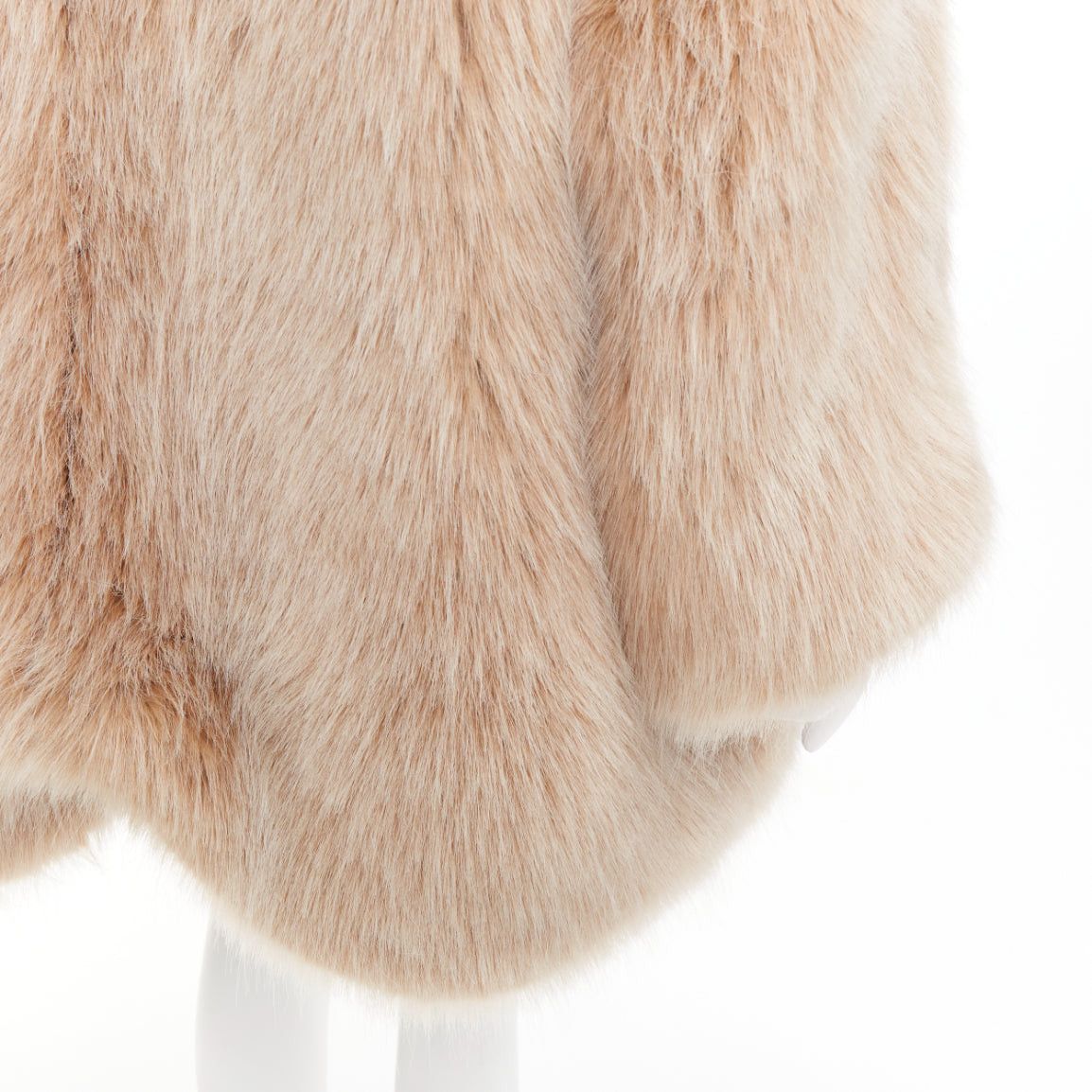 Alexandre Vauthier rare ALEXANDRE VAUTHIER SS2023 beige brown faux fur exaggerated oversized shawl collar coat Size XL / US 12-14 / IT 48-50 - 8 Thumbnail