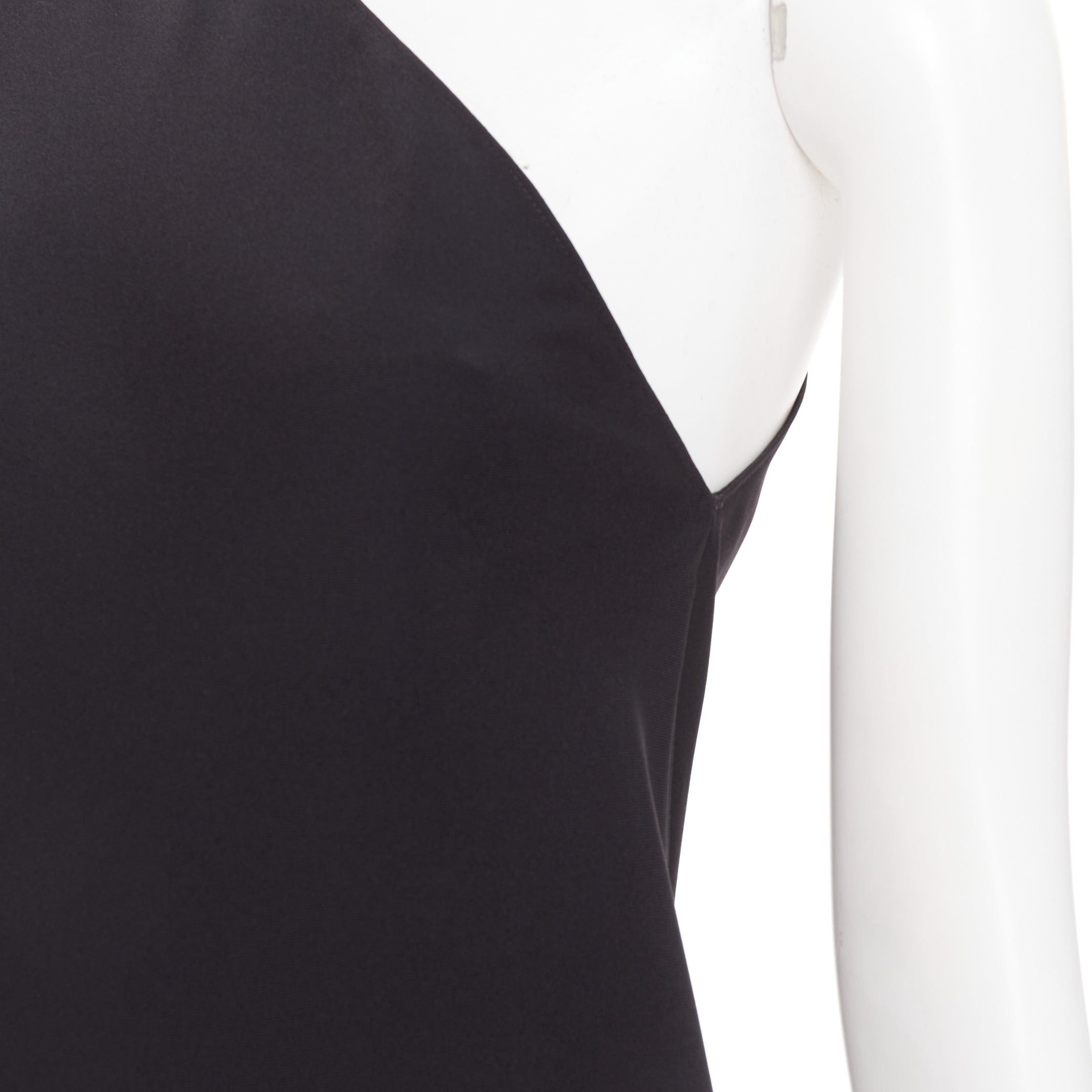 Alexandre Vauthier ALEXANDRE VAUTHIER COUTURE SS2025 Runway black asymmetric one shoulder top FR36 XXS Size S / US 4 / IT 40 - 7 Thumbnail