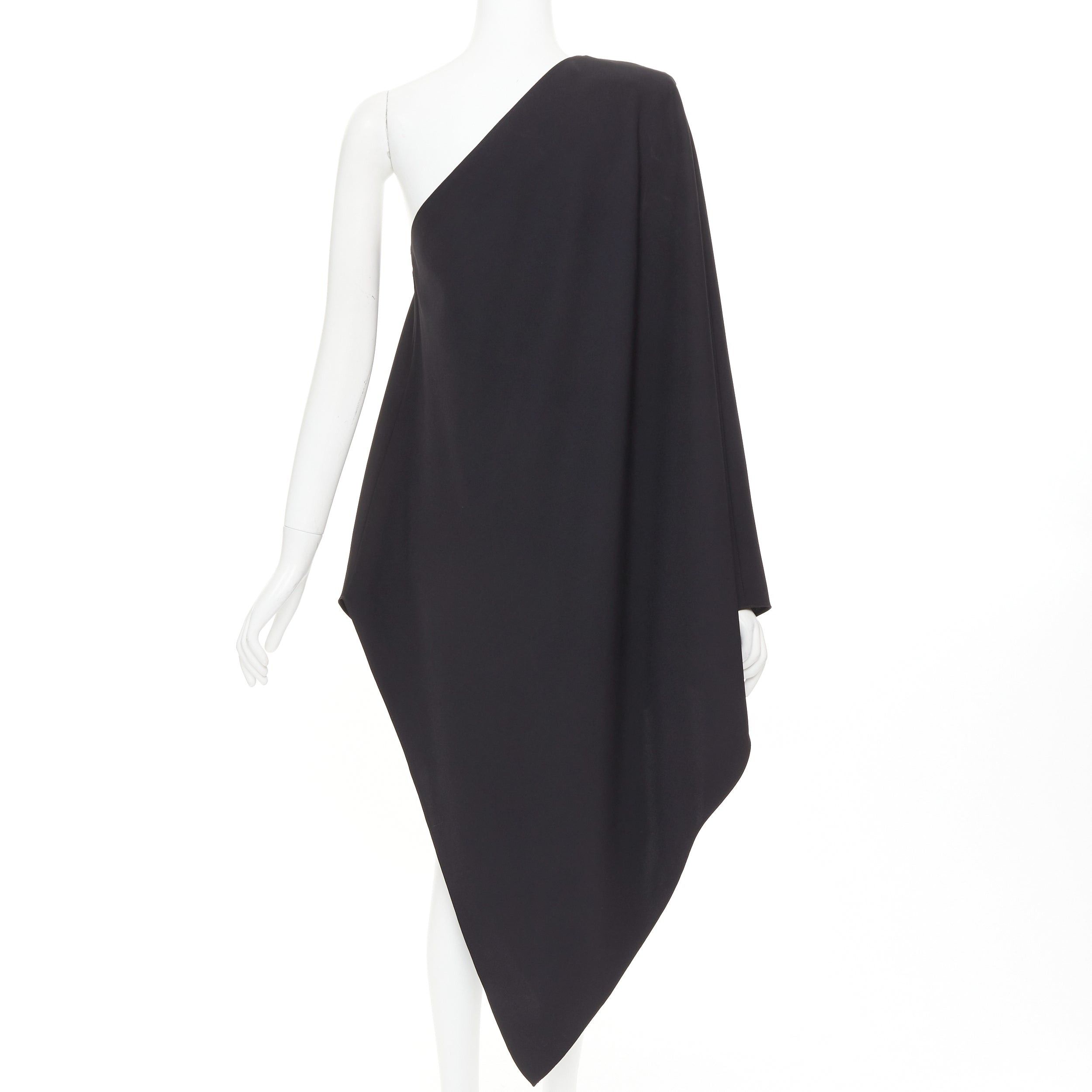 Alexandre Vauthier ALEXANDRE VAUTHIER COUTURE SS2025 Runway black asymmetric one shoulder top FR36 XXS Size S / US 4 / IT 40 - 5 Thumbnail