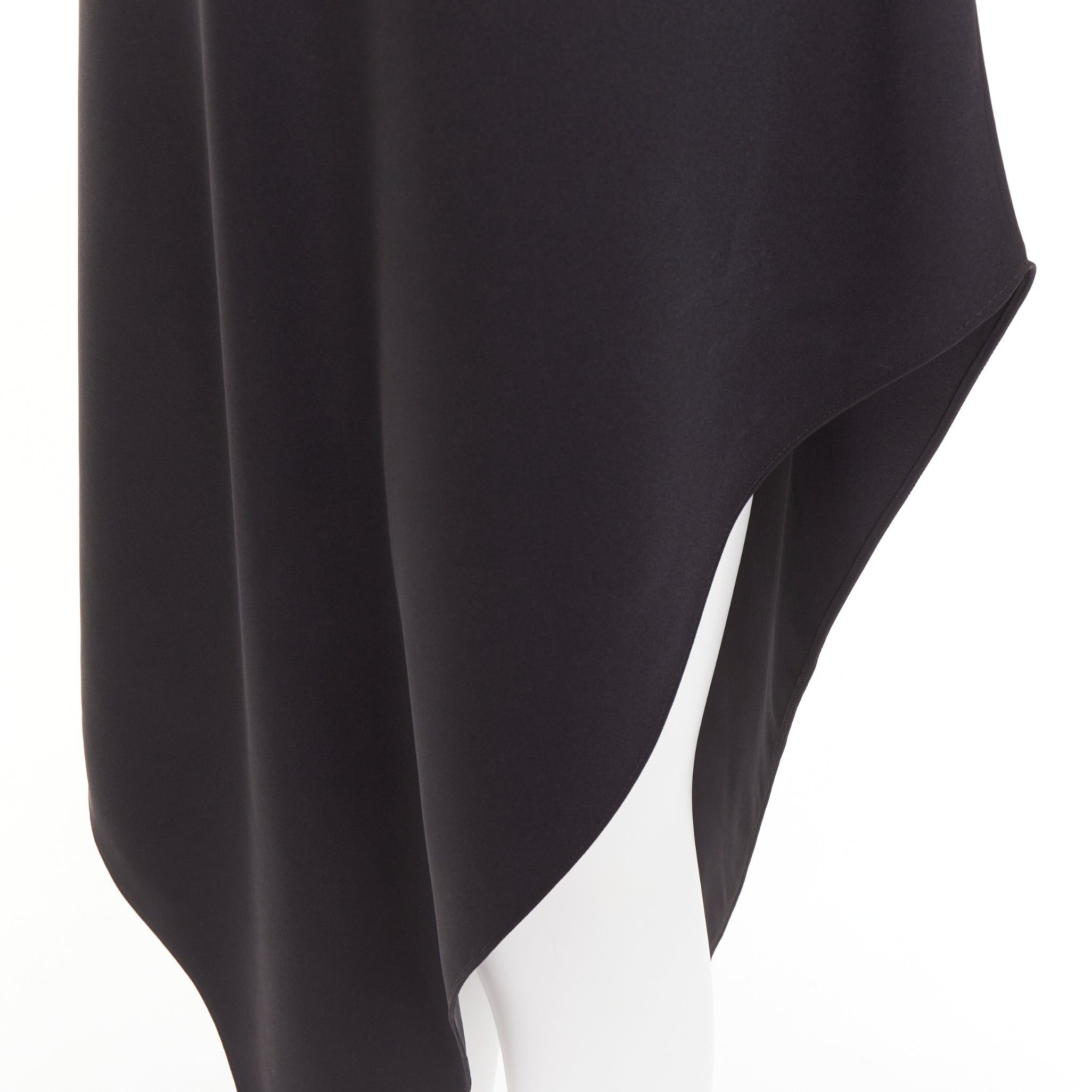 Alexandre Vauthier ALEXANDRE VAUTHIER COUTURE SS2025 Runway black asymmetric one shoulder top FR36 XXS Size S / US 4 / IT 40 - 8 Thumbnail