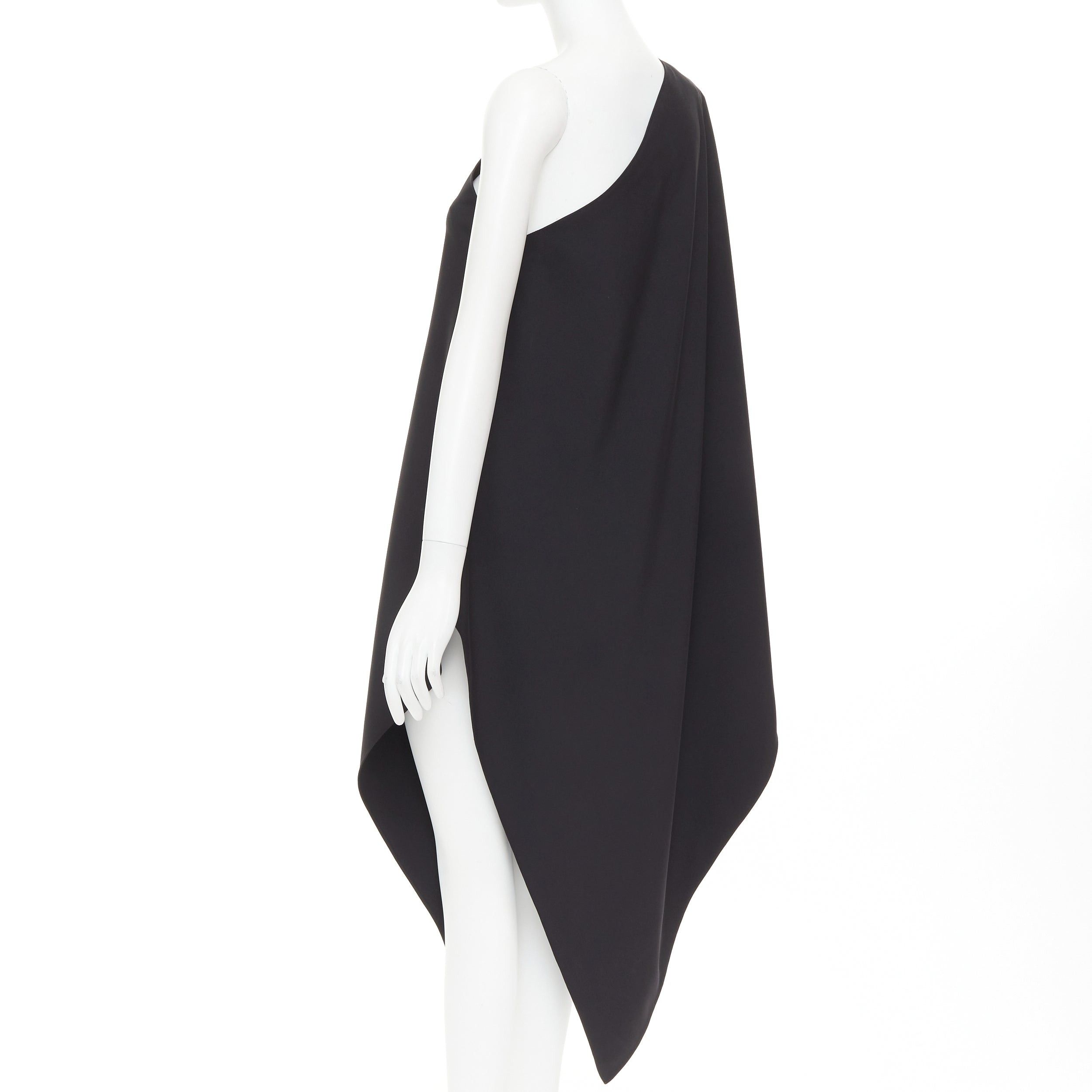 Alexandre Vauthier ALEXANDRE VAUTHIER COUTURE SS2025 Runway black asymmetric one shoulder top FR36 XXS Size S / US 4 / IT 40 - 6 Thumbnail