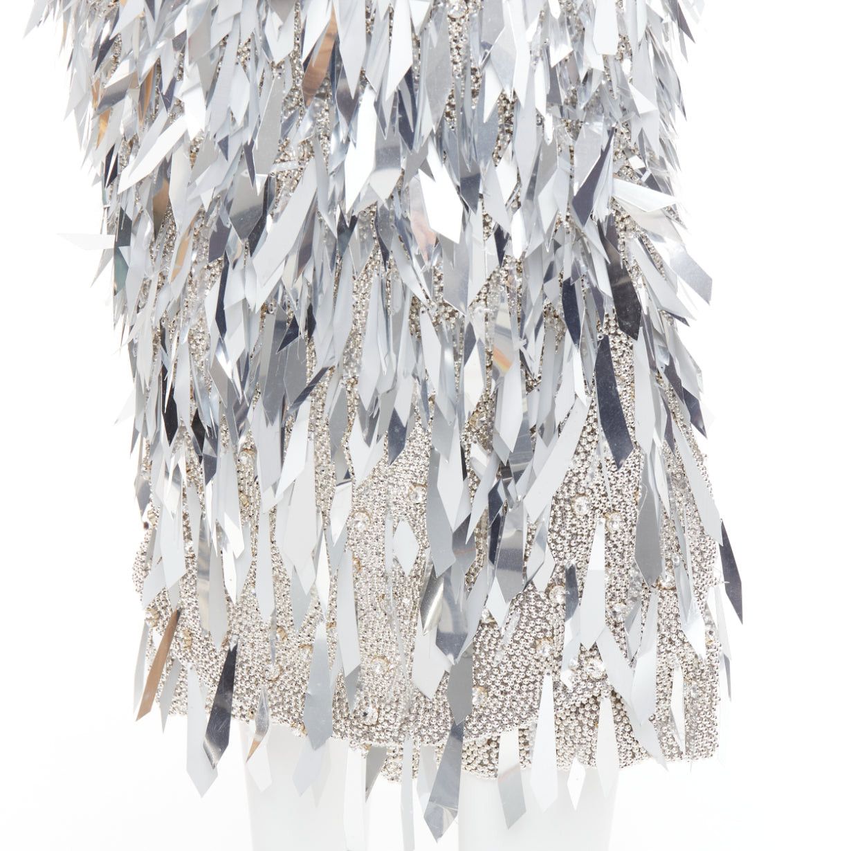 Alexandre Vauthier rare ALEXANDRE VAUTHIER COUTURE AW2023 Runway Maison Lesage bead feathered pailette dress Size S / US 4 / IT 40 - 11 Thumbnail