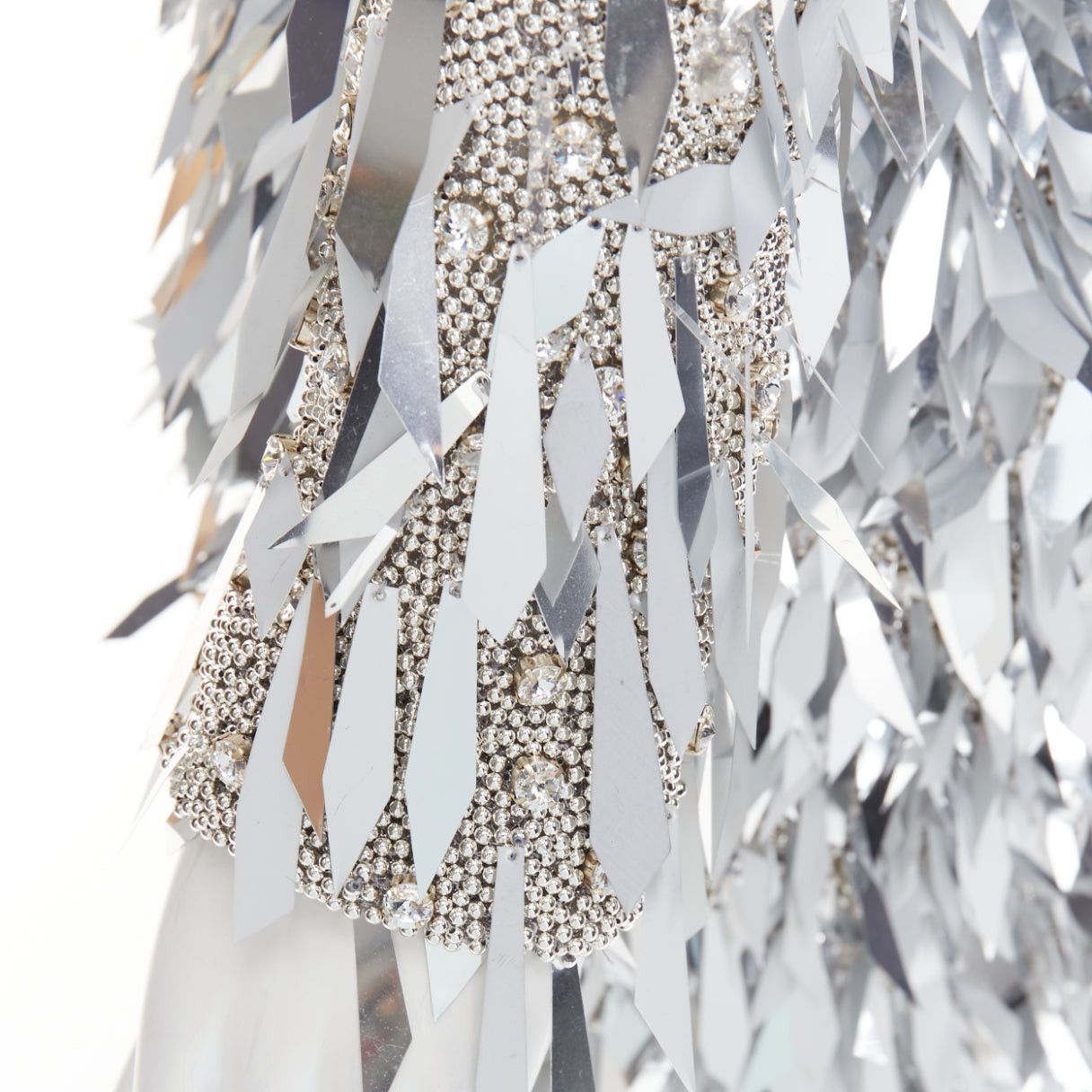 Alexandre Vauthier rare ALEXANDRE VAUTHIER COUTURE AW2023 Runway Maison Lesage bead feathered pailette dress Size S / US 4 / IT 40 - 9 Thumbnail