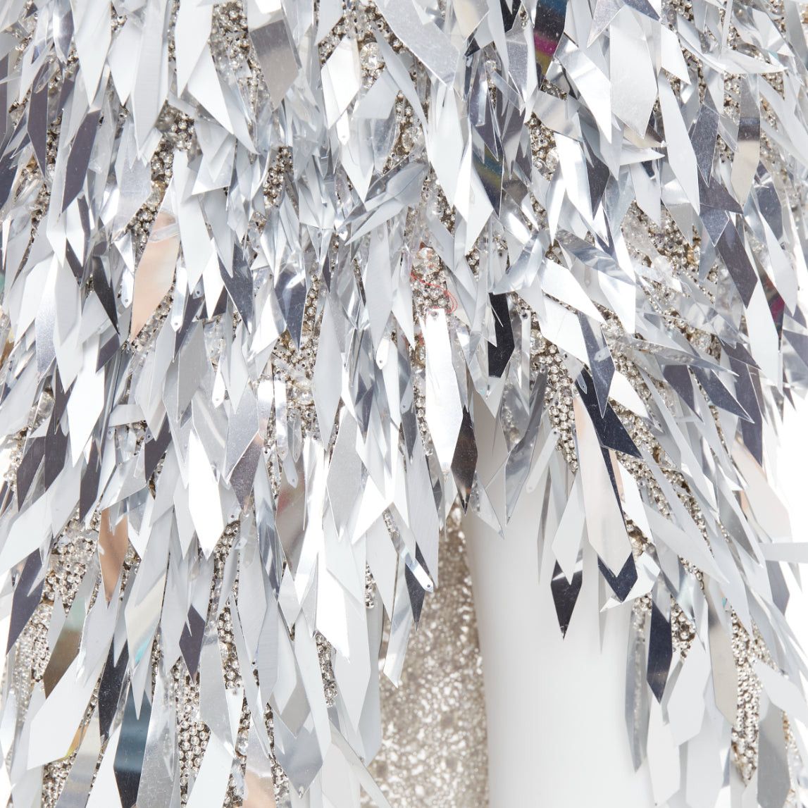 Alexandre Vauthier rare ALEXANDRE VAUTHIER COUTURE AW2023 Runway Maison Lesage bead feathered pailette dress Size S / US 4 / IT 40 - 12 Thumbnail
