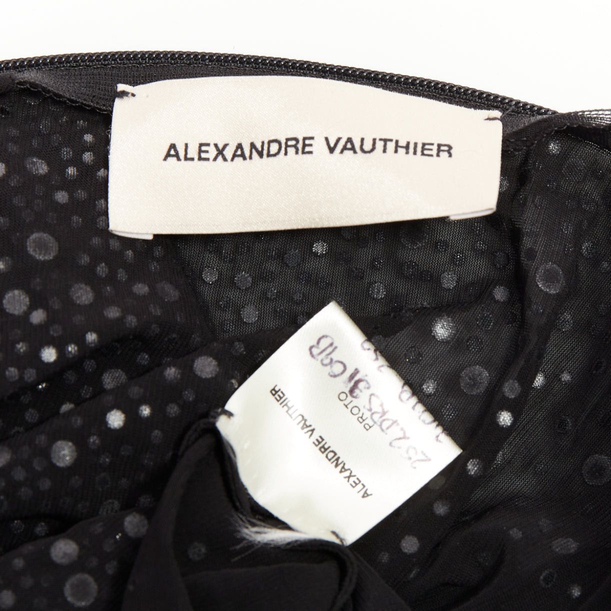 Alexandre Vauthier ALEXANDRE VAUTHIER black sheer degrade crystal long sleeve long train gown dress Size S / US 4 / IT 40 - 11 Thumbnail