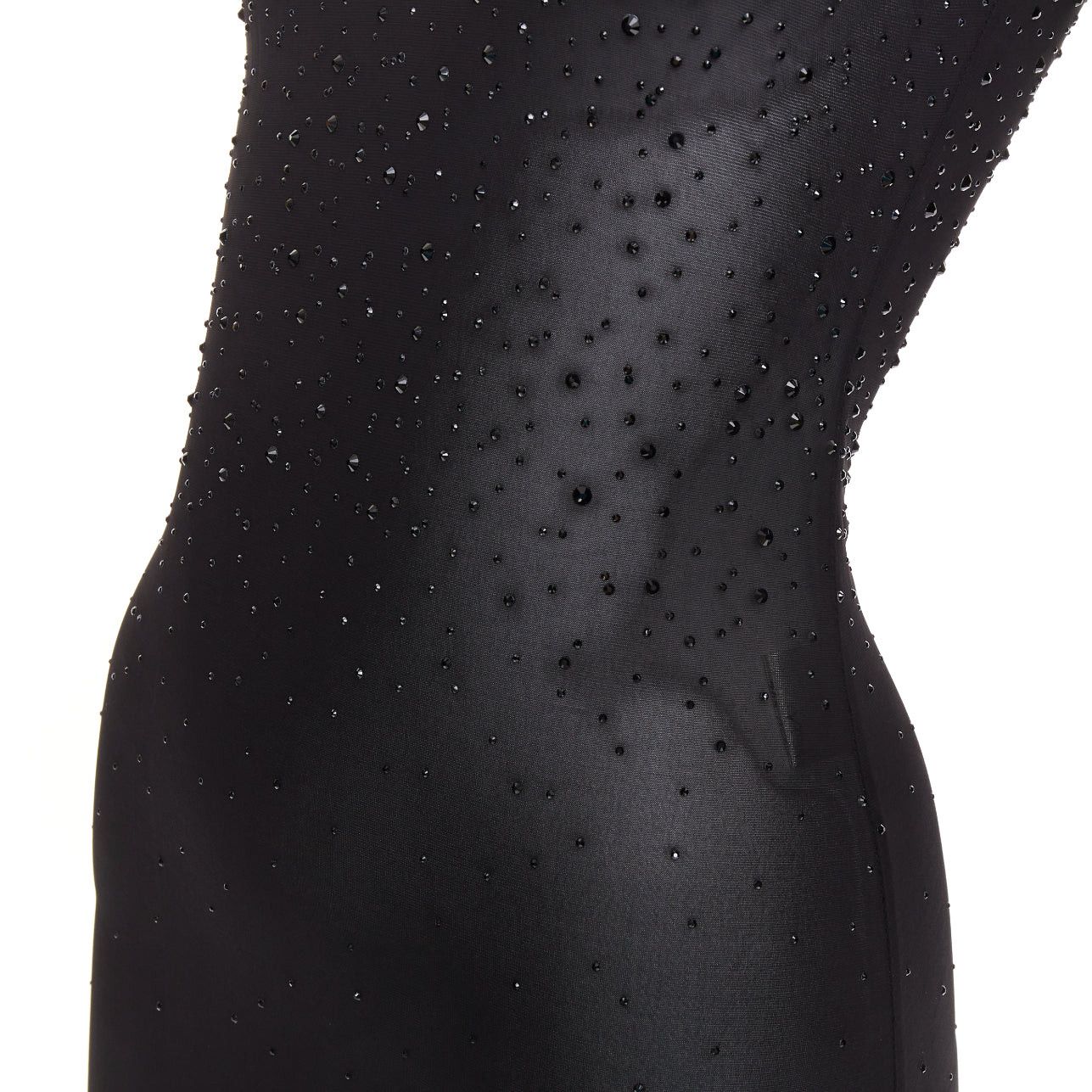 Alexandre Vauthier ALEXANDRE VAUTHIER black sheer degrade crystal long sleeve long train gown dress Size S / US 4 / IT 40 - 10 Thumbnail