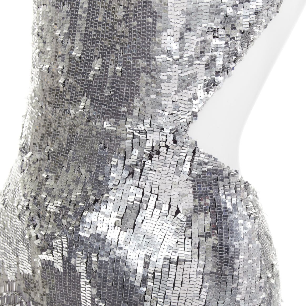 Alexandre Vauthier rare ALEXANDRE VAUTHIER COUTURE SS2022 Runway Lesage silver gradient sequins paillette gown Size S / US 4 / IT 40 - 9 Thumbnail
