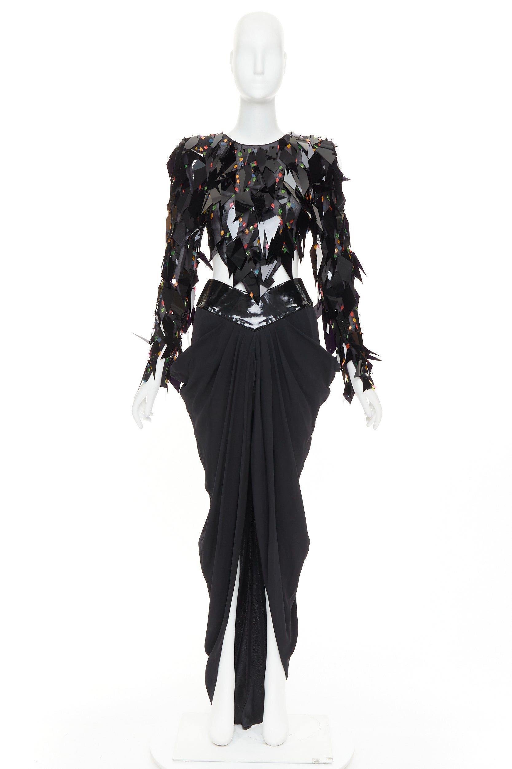 Alexandre Vauthier rare ALEXANDRE VAUTHIER COUTURE SS2023 Runway Lesage filigree paillette hand beaded gown dress Size S / US 4 / IT 40 - 12 Thumbnail