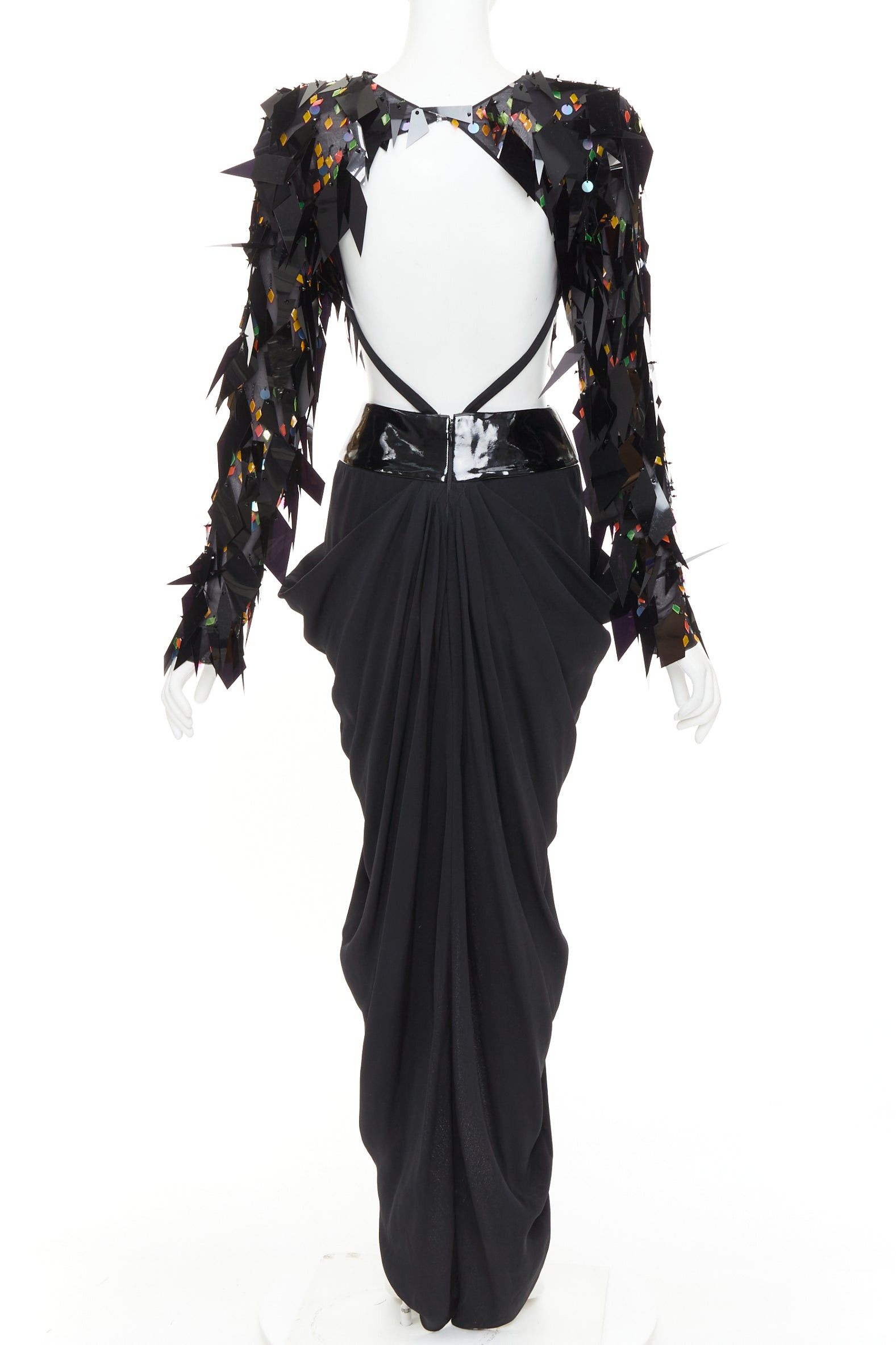 Alexandre Vauthier rare ALEXANDRE VAUTHIER COUTURE SS2023 Runway Lesage filigree paillette hand beaded gown dress Size S / US 4 / IT 40 - 5 Thumbnail