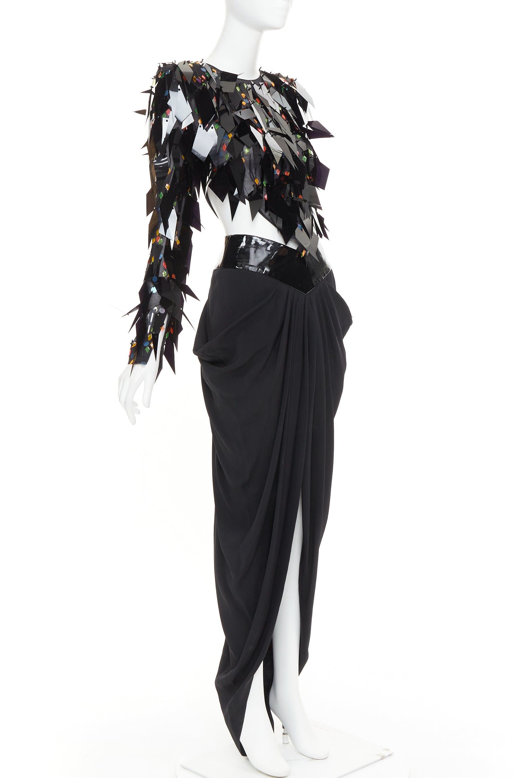 Alexandre Vauthier rare ALEXANDRE VAUTHIER COUTURE SS2023 Runway Lesage filigree paillette hand beaded gown dress Size S / US 4 / IT 40 - 3 Thumbnail