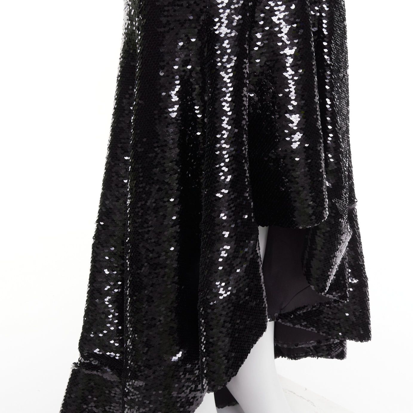 Alexandre Vauthier ALEXANDRE VAUTHIER COUTURE AW2019 Runway black sequin strapless corseted mermaid gown Size S / US 4 / IT 40 - 7 Thumbnail