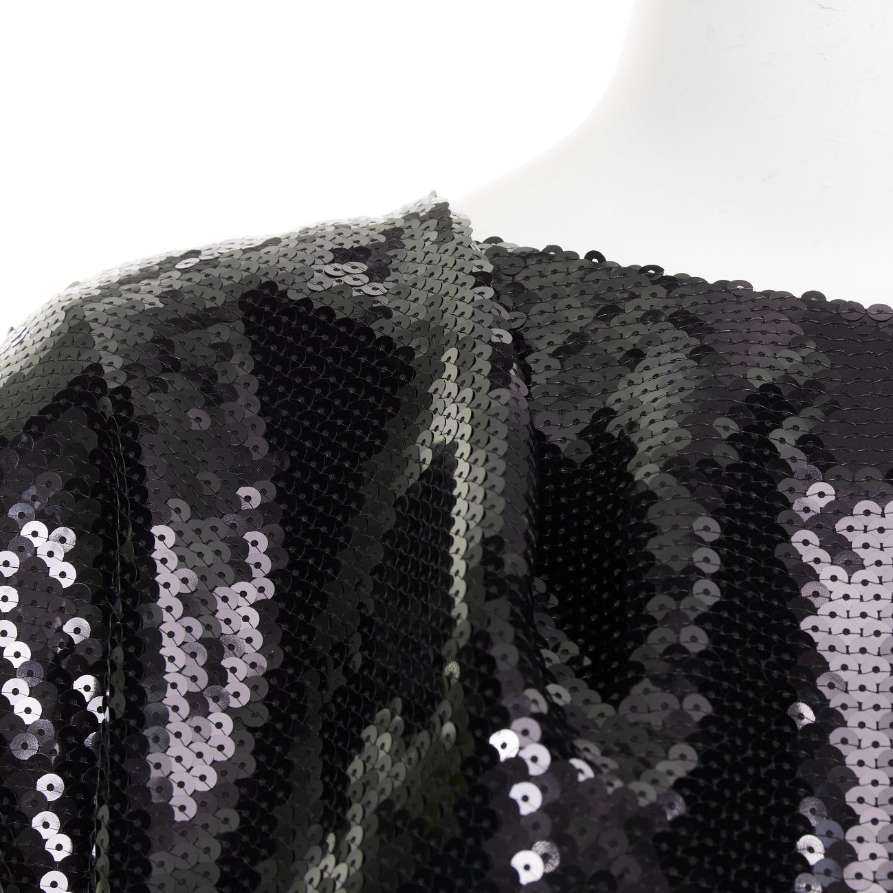 Alexandre Vauthier rare ALEXANDRE VAUTHIER COUTURE AW2022 Runway black sequin batwing drape gown dress Size S / US 4 / IT 40 - 6 Thumbnail