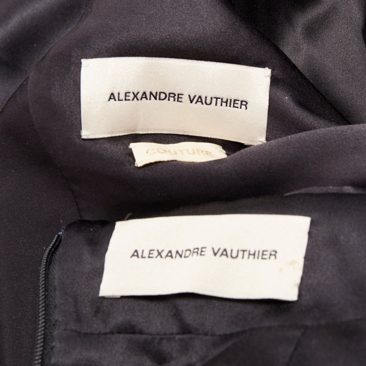 Alexandre Vauthier rare ALEXANDRE VAUTHIER COUTURE AW2022 Runway black sequin batwing drape gown dress Size S / US 4 / IT 40 - 9 Thumbnail