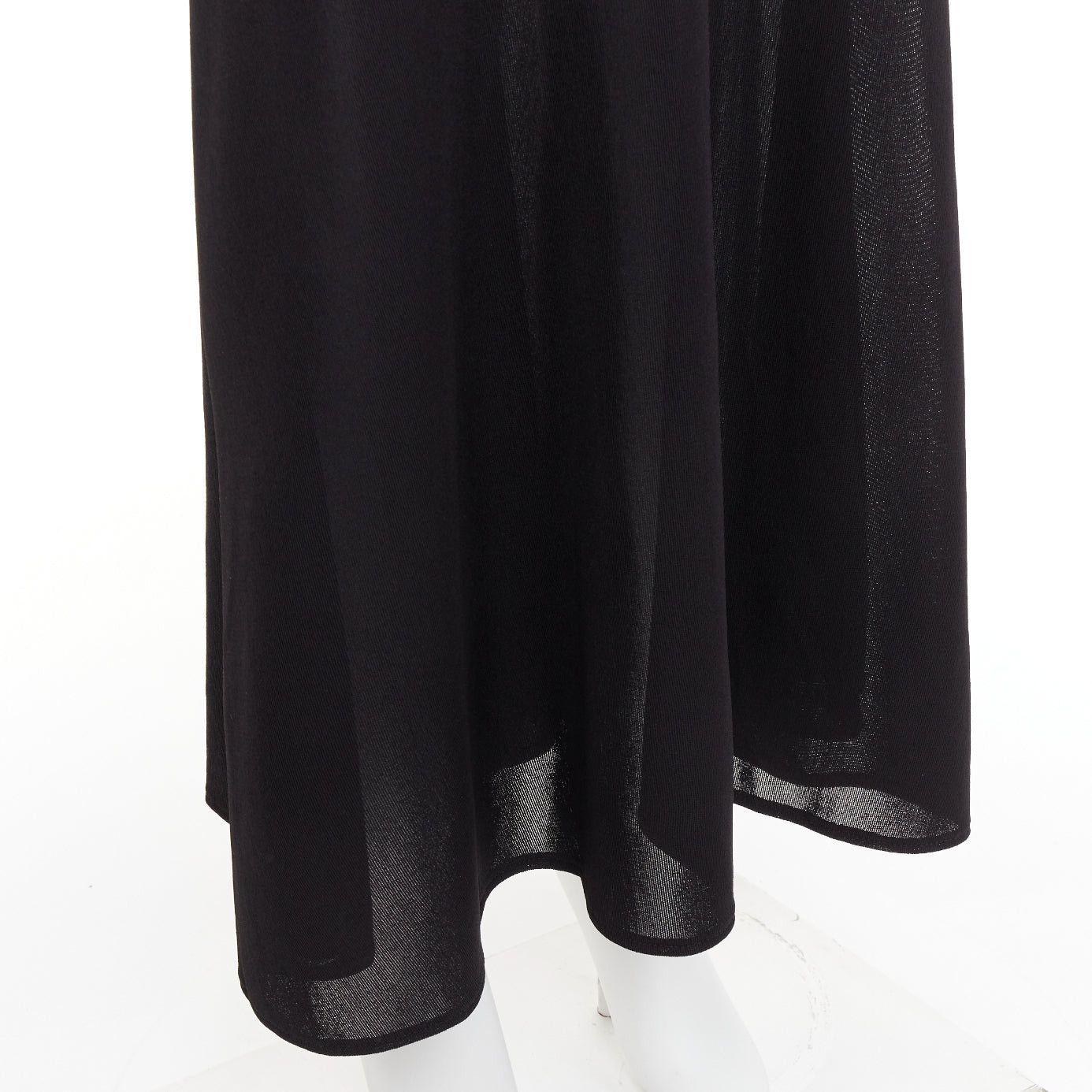 Alexandre Vauthier ALEXANDRE VAUTHIER black fine knit crystal encrusted rope halter tie open back dress Size S / US 4 / IT 40 - 10 Thumbnail